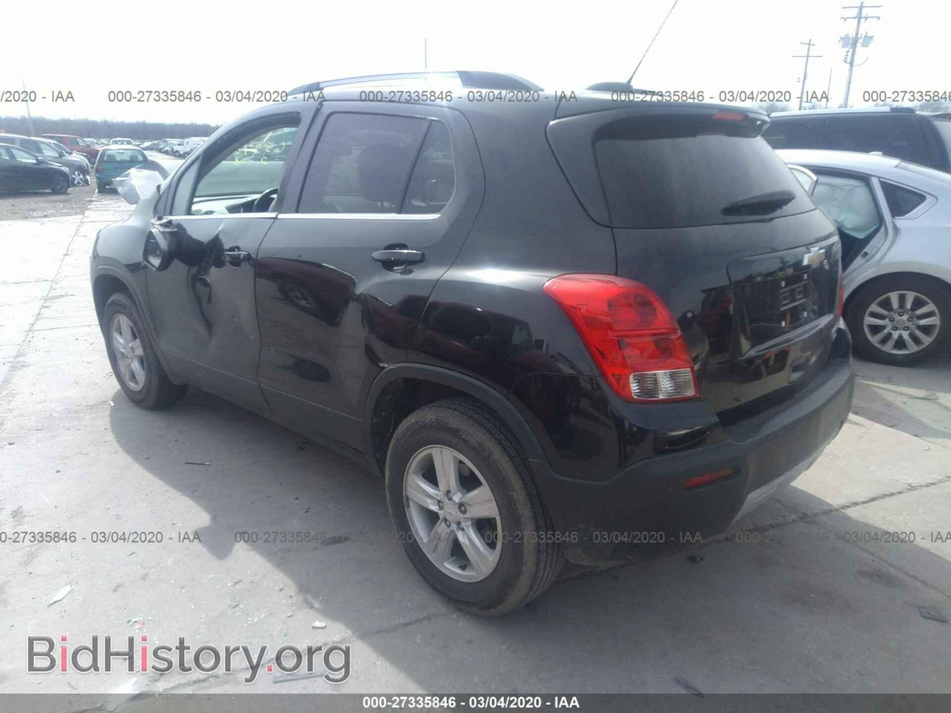 2015 CHEVROLET TRAX - VIN: KL7CJRSB2FB233370 - Фото 3