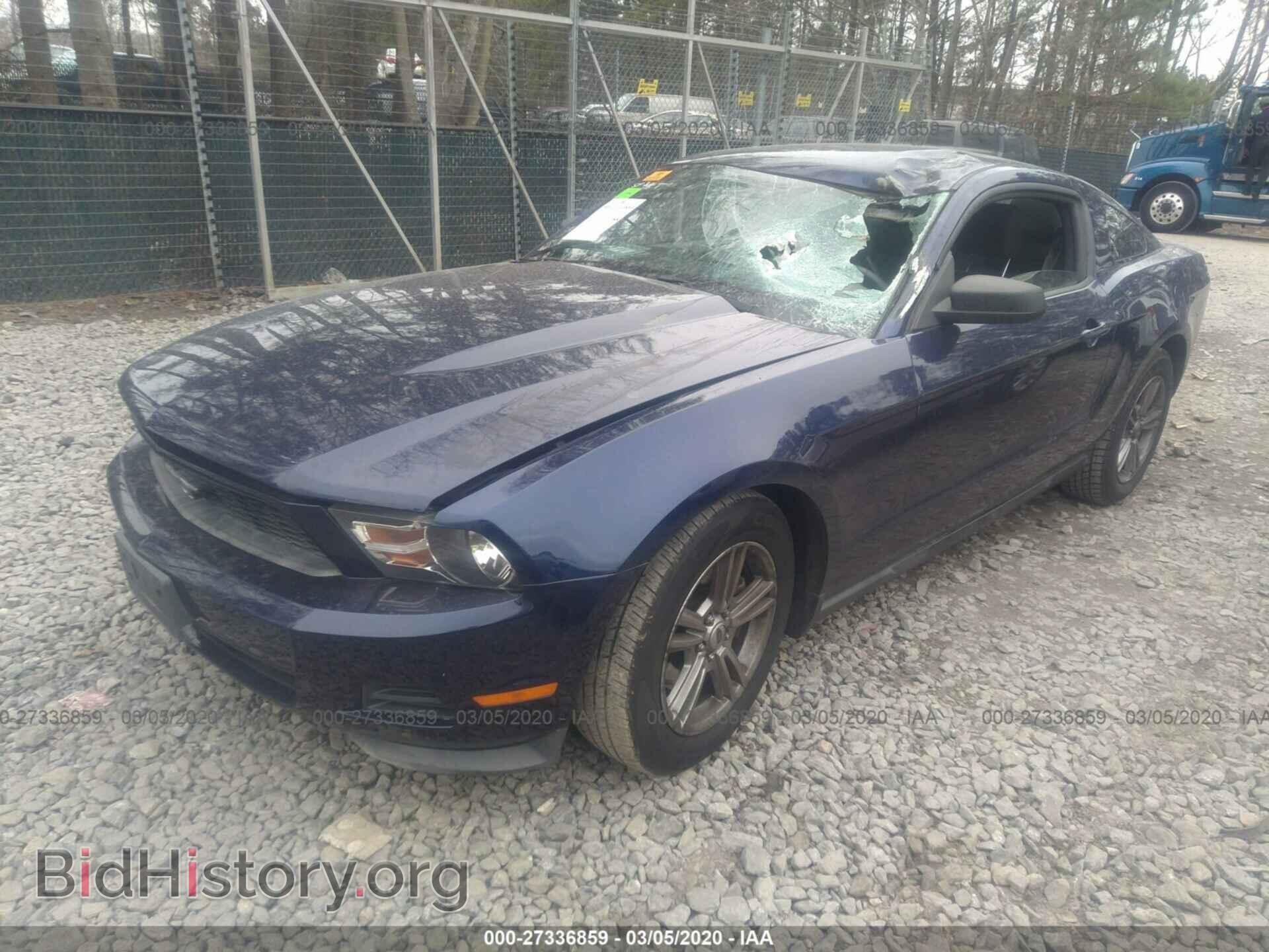 2012 FORD MUSTANG - VIN: 1ZVBP8AM7C5250683 - Фото 2