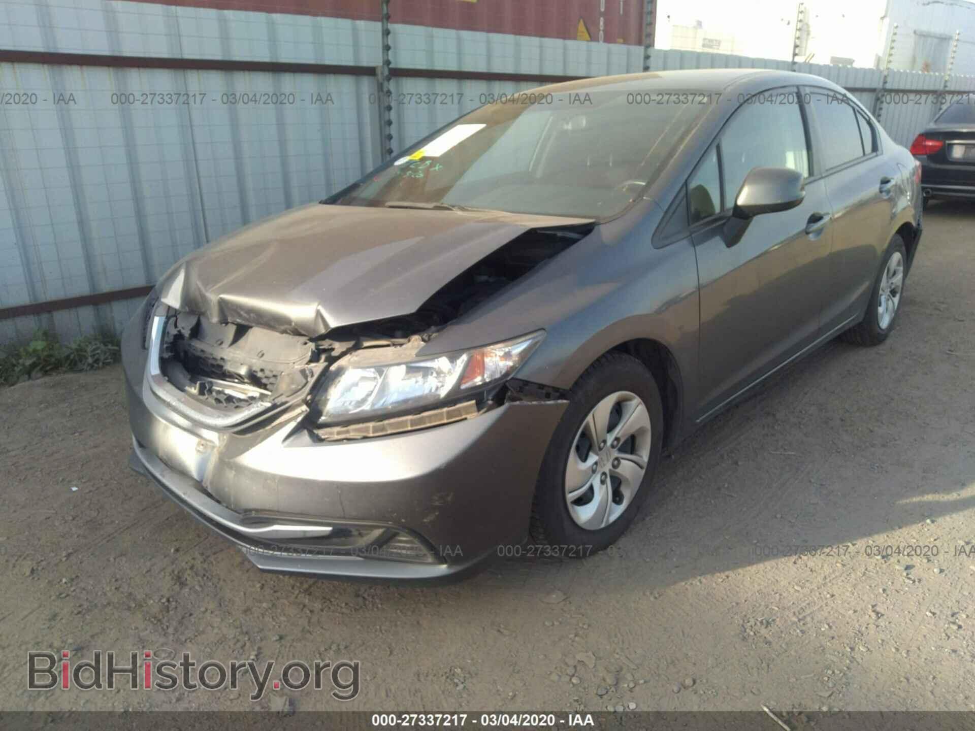 2013 HONDA CIVIC - VIN: 19XFB2F58DE294957 - Фото 2