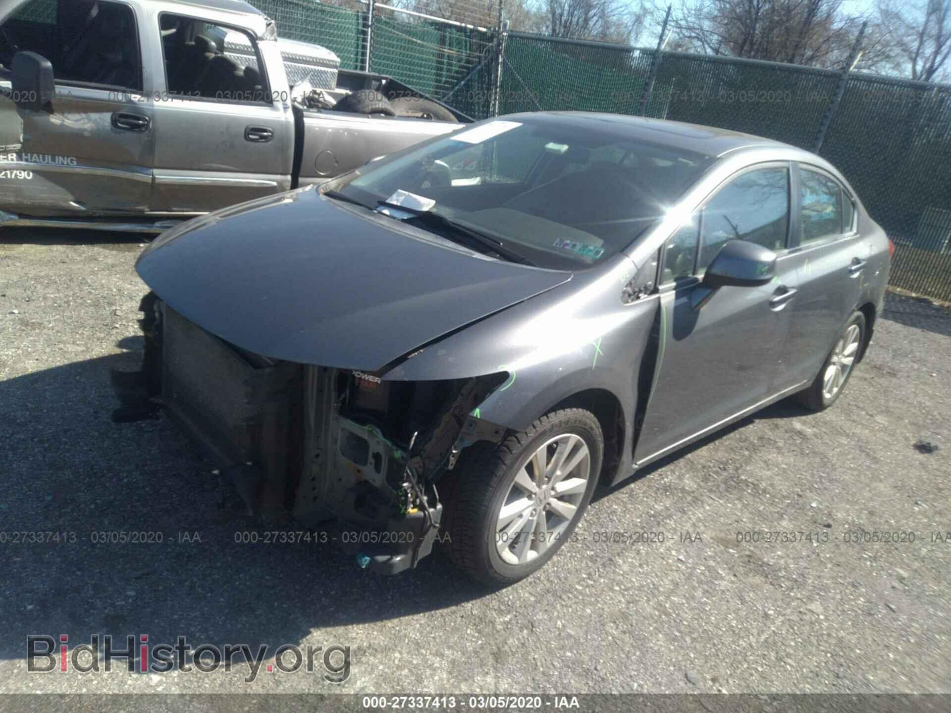 2012 HONDA CIVIC - VIN: 19XFB2F99CE307992 - Фото 2