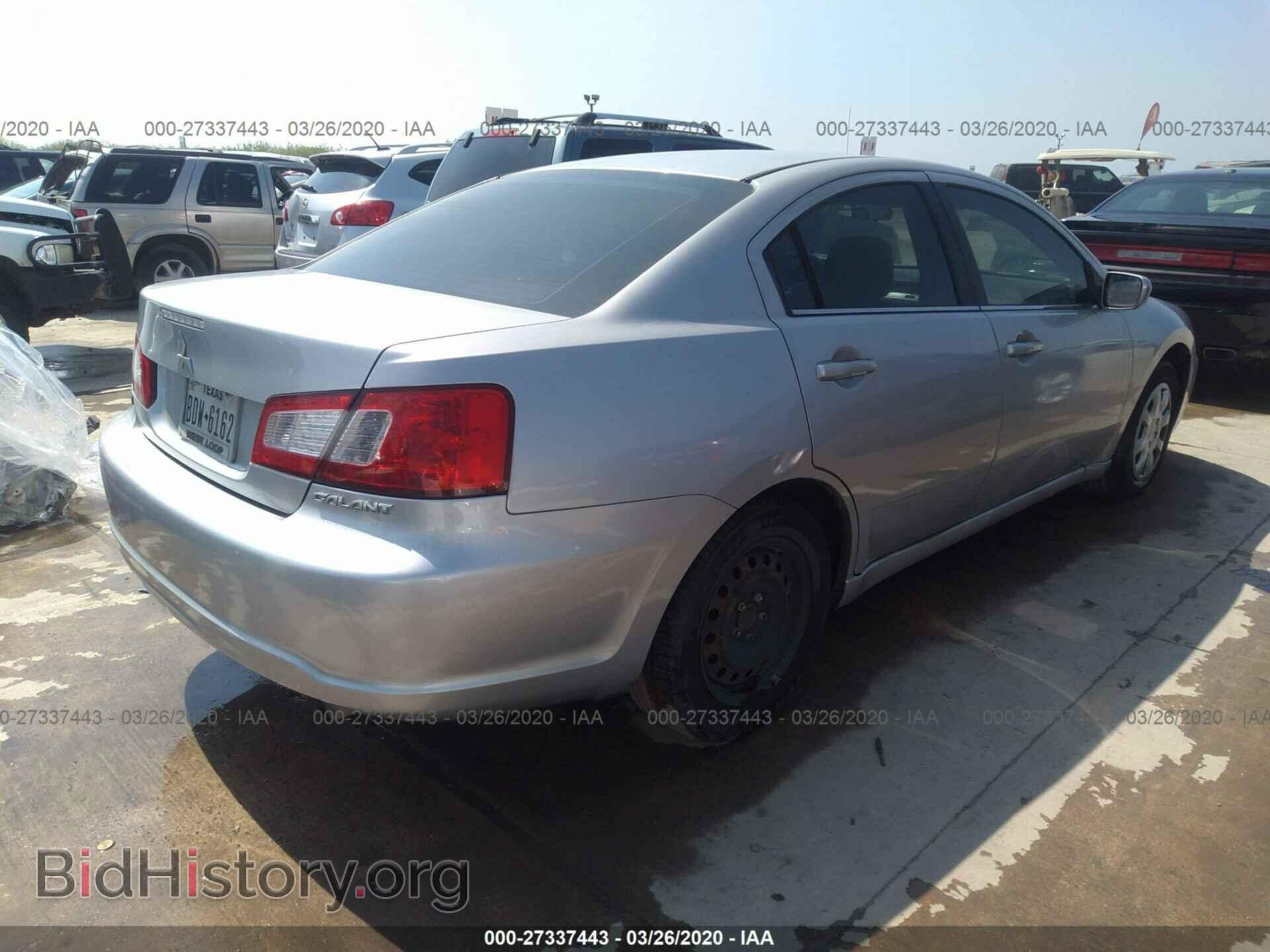 2012 MITSUBISHI GALANT - VIN: 4A32B3FF9CE025676 - Фото 4