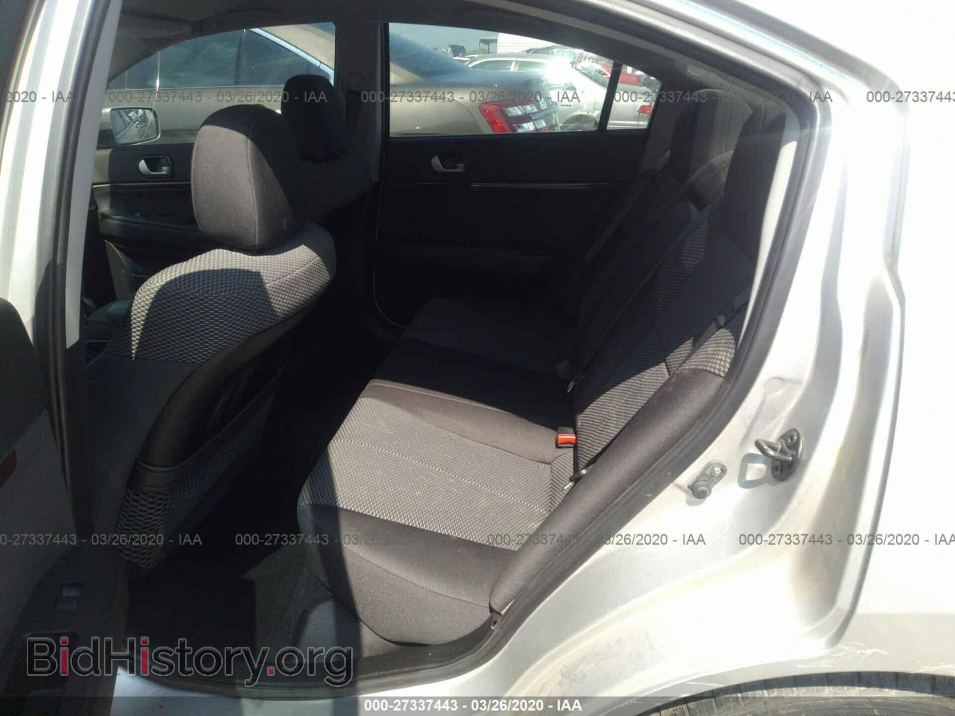 2012 MITSUBISHI GALANT - VIN: 4A32B3FF9CE025676 - Фото 8