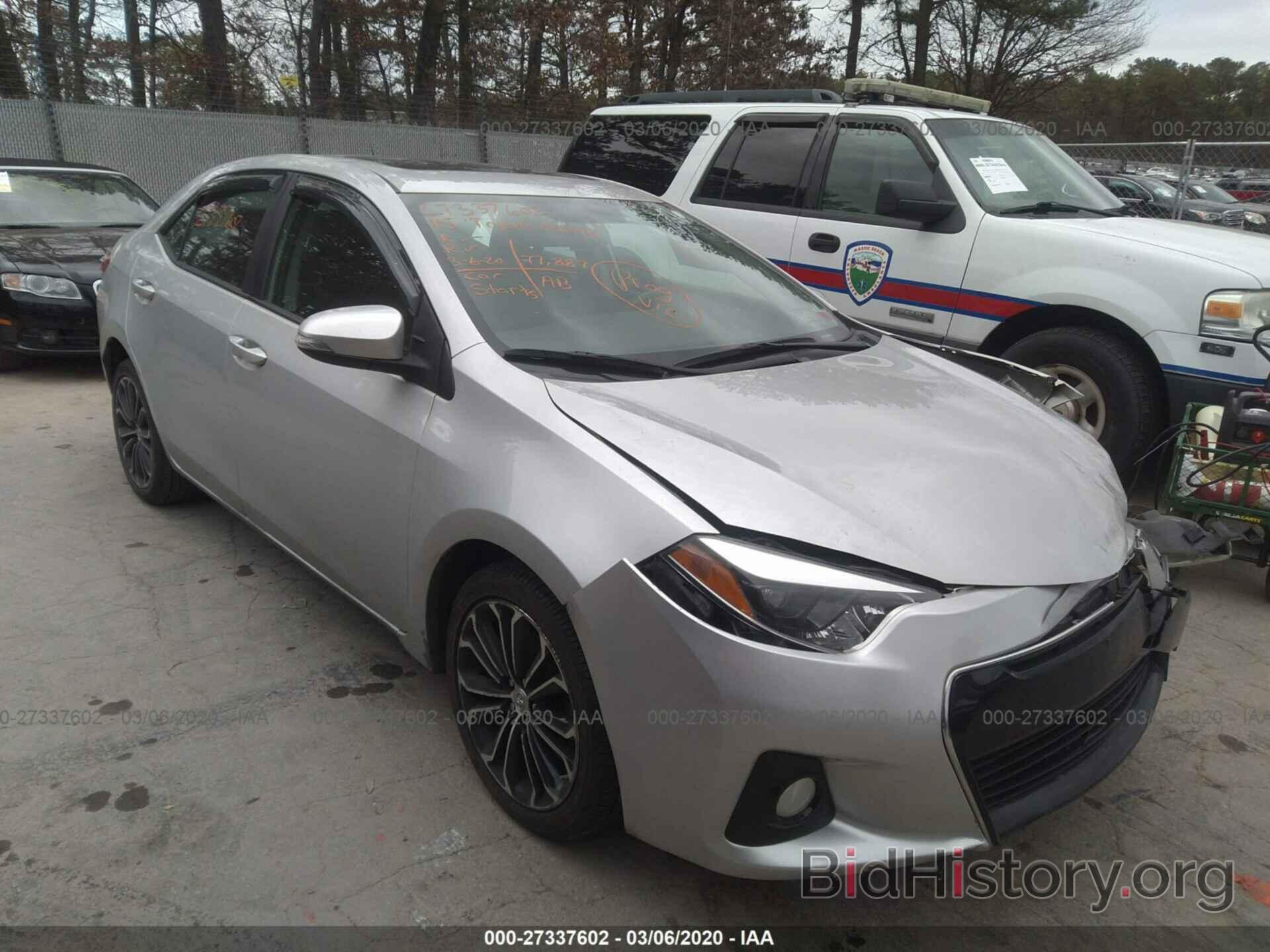 Photo 2T1BURHEXFC343804 - TOYOTA COROLLA 2015