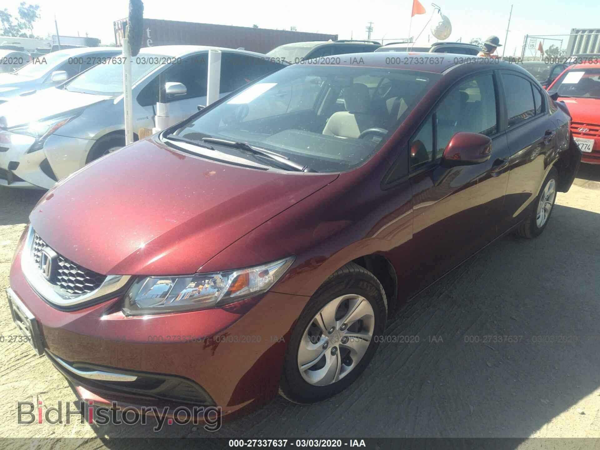 2013 HONDA CIVIC - VIN: 19XFB2F57DE200664 - Фото 2