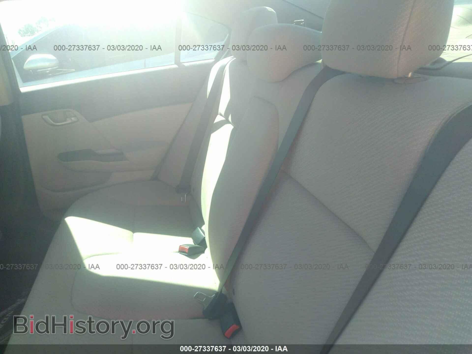 2013 HONDA CIVIC - VIN: 19XFB2F57DE200664 - Фото 8