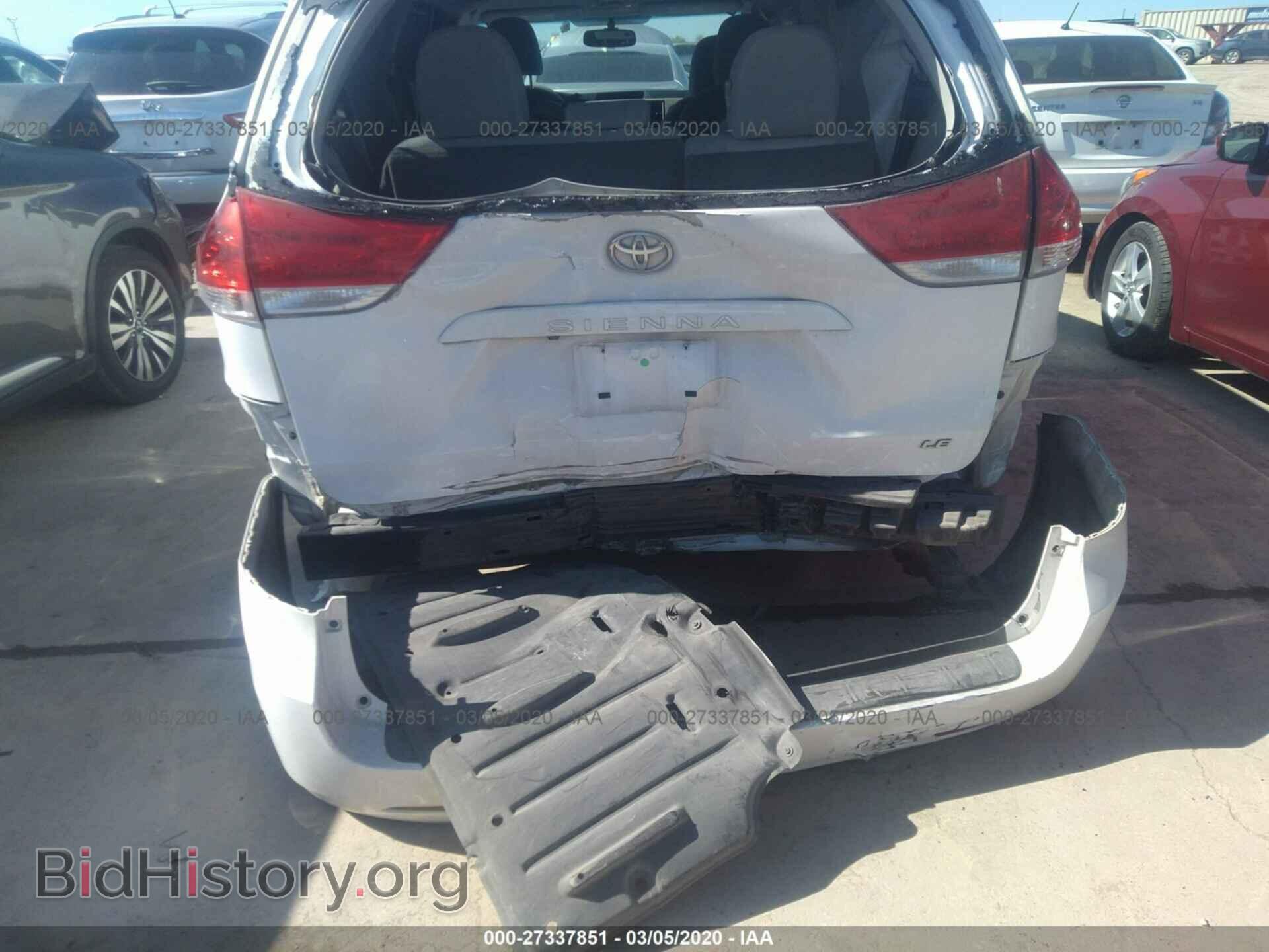 2012 TOYOTA SIENNA - VIN: 5TDKK3DC8CS231156 - Фото 6