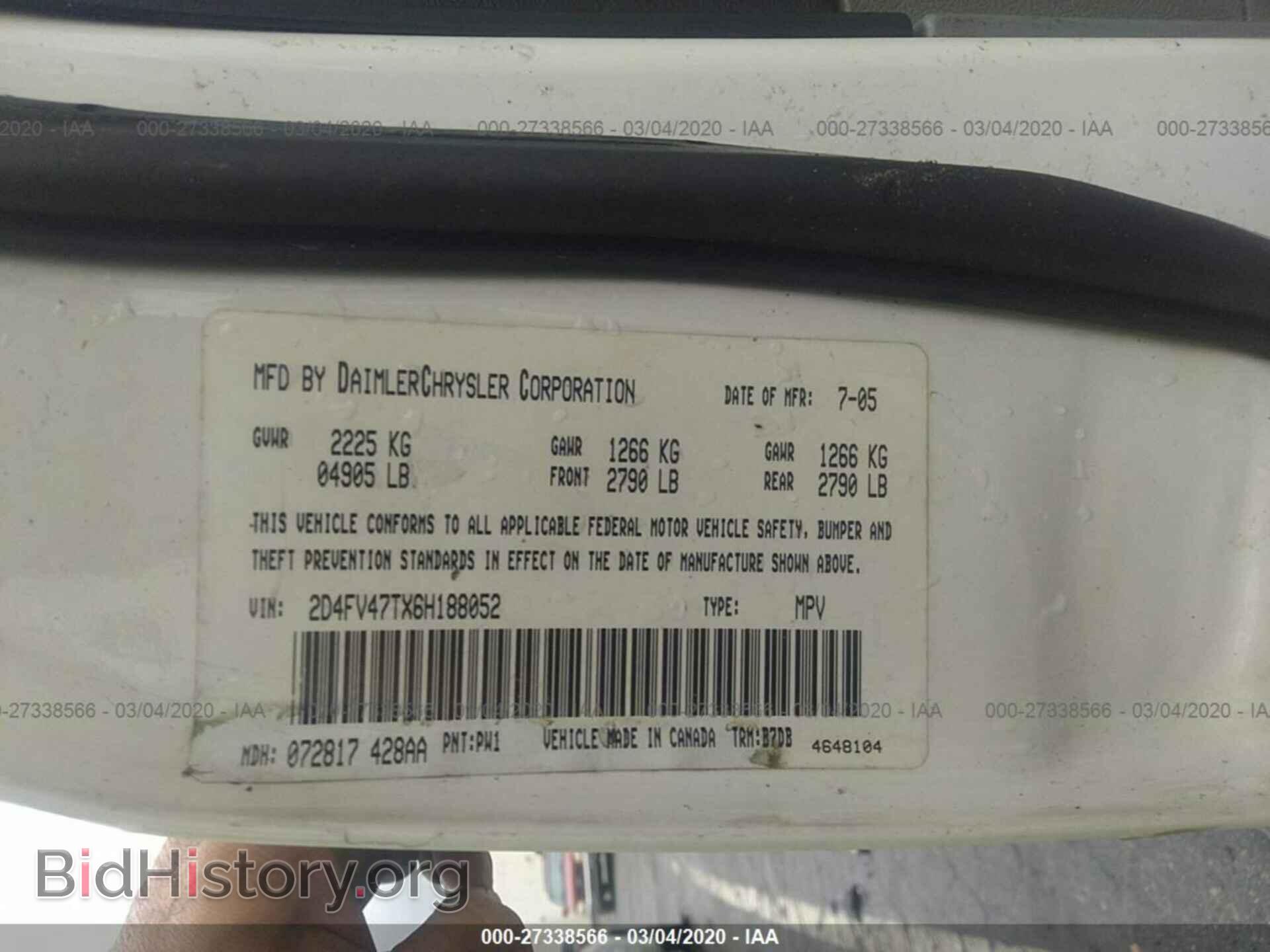 2006 DODGE MAGNUM - VIN: 2D4FV47TX6H188052 - Фото 9