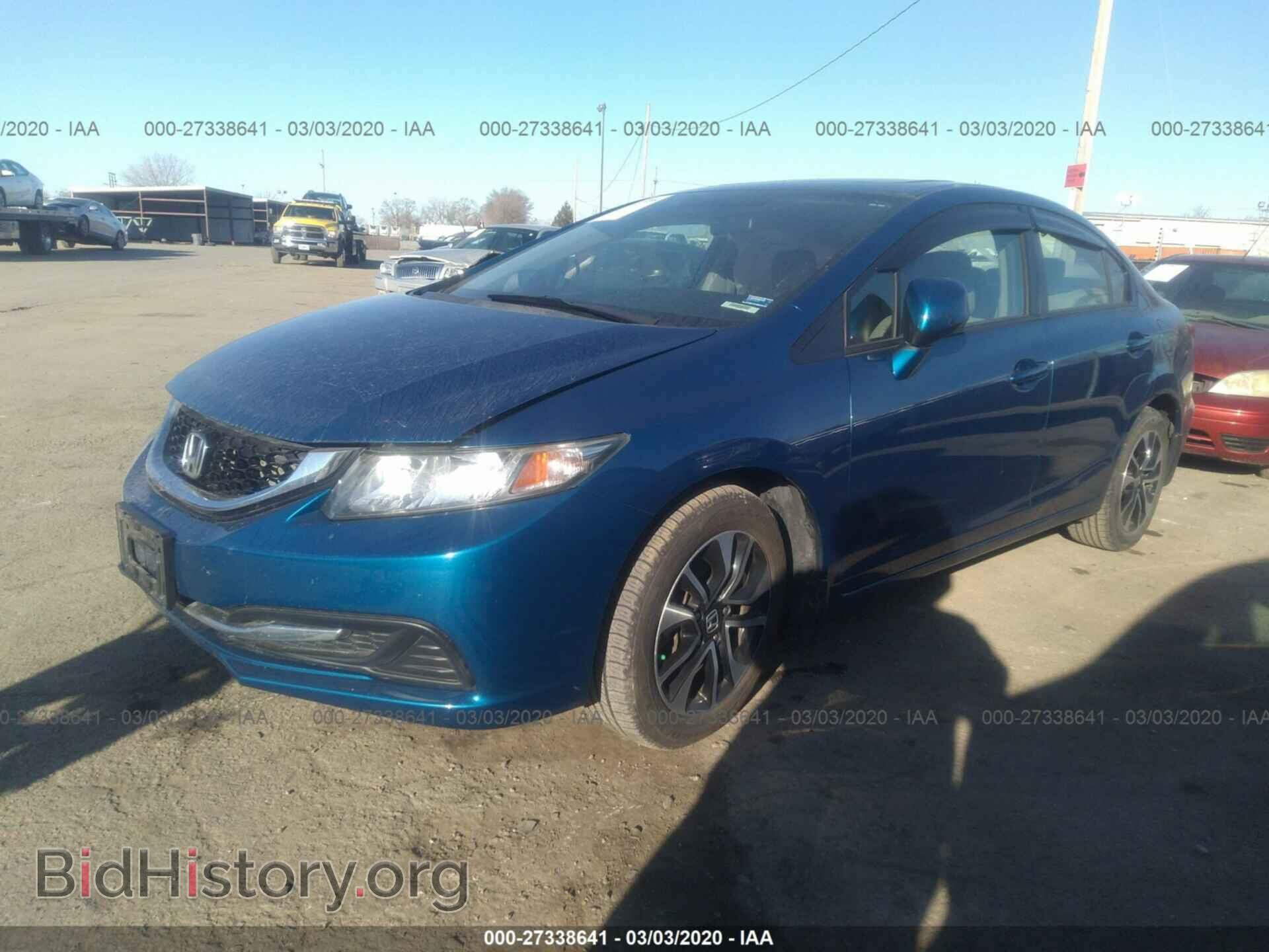 2013 HONDA CIVIC - VIN: 19XFB2F81DE008666 - Фото 2