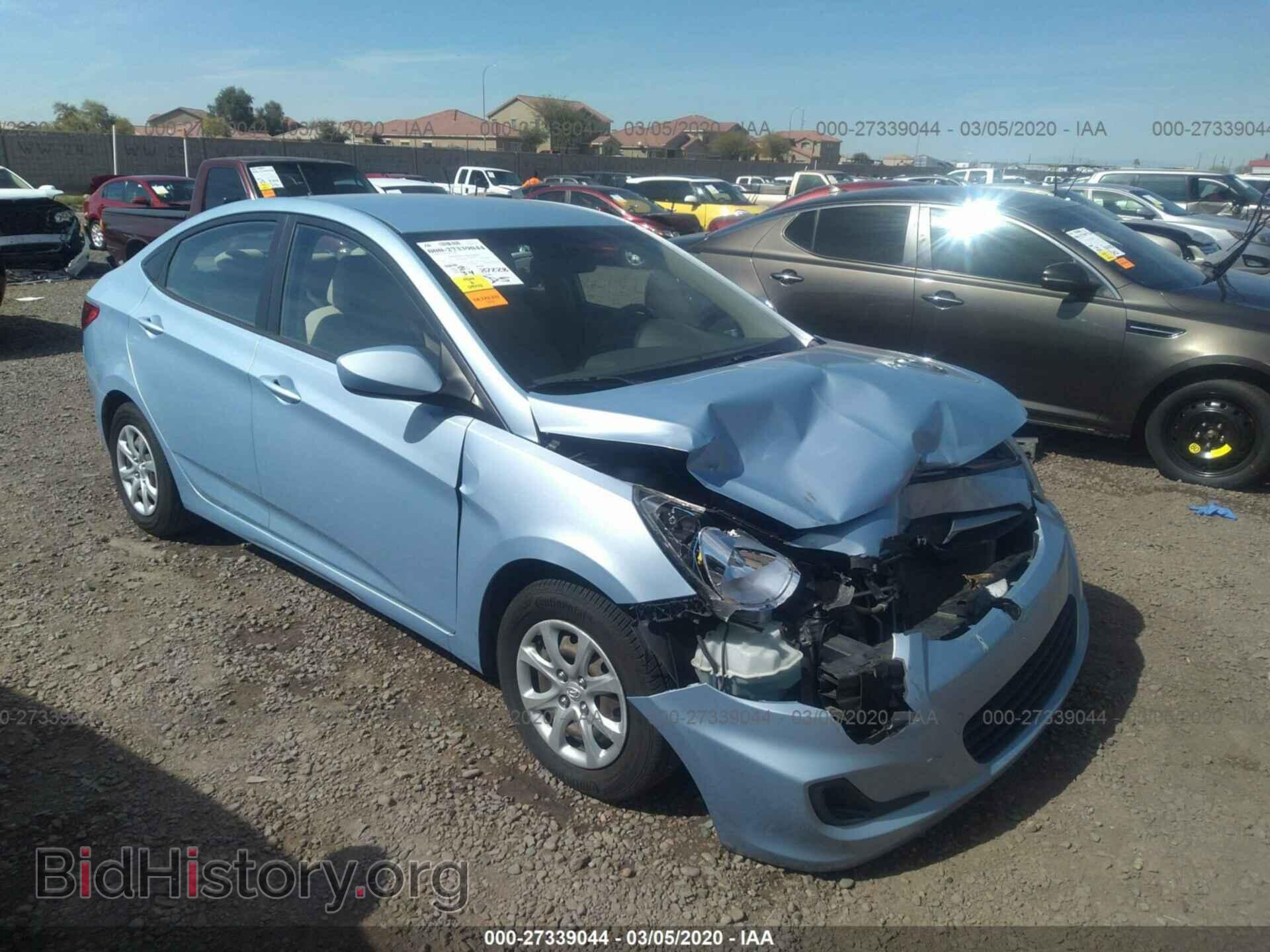Photo KMHCT4AE6CU163749 - HYUNDAI ACCENT 2012
