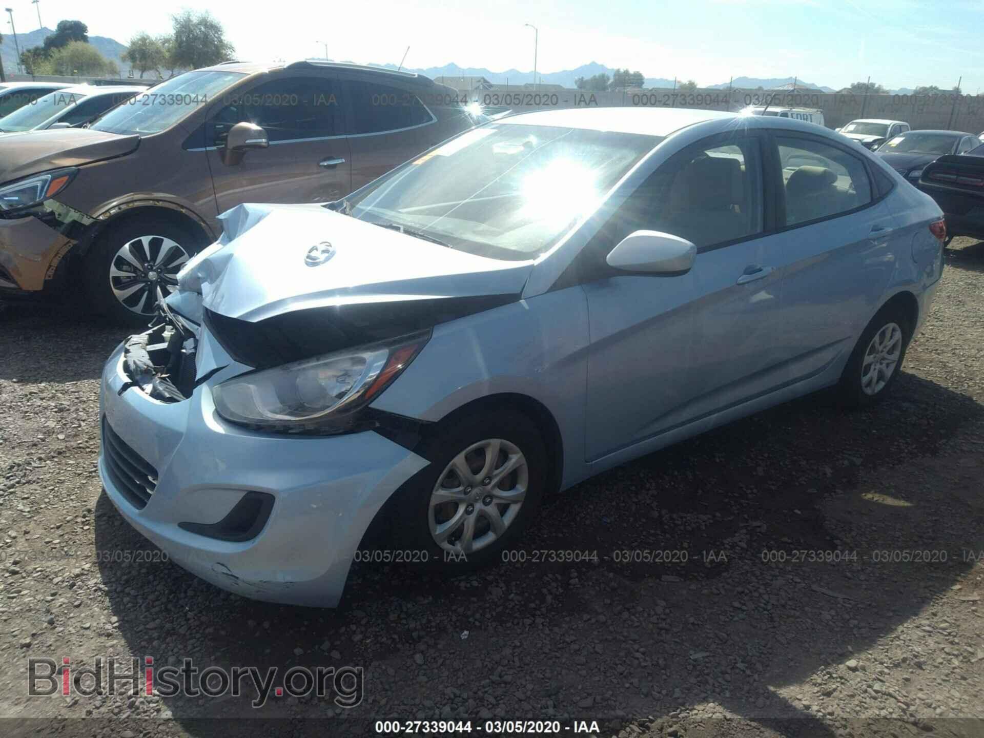 2012 HYUNDAI ACCENT - VIN: KMHCT4AE6CU163749 - Фото 2