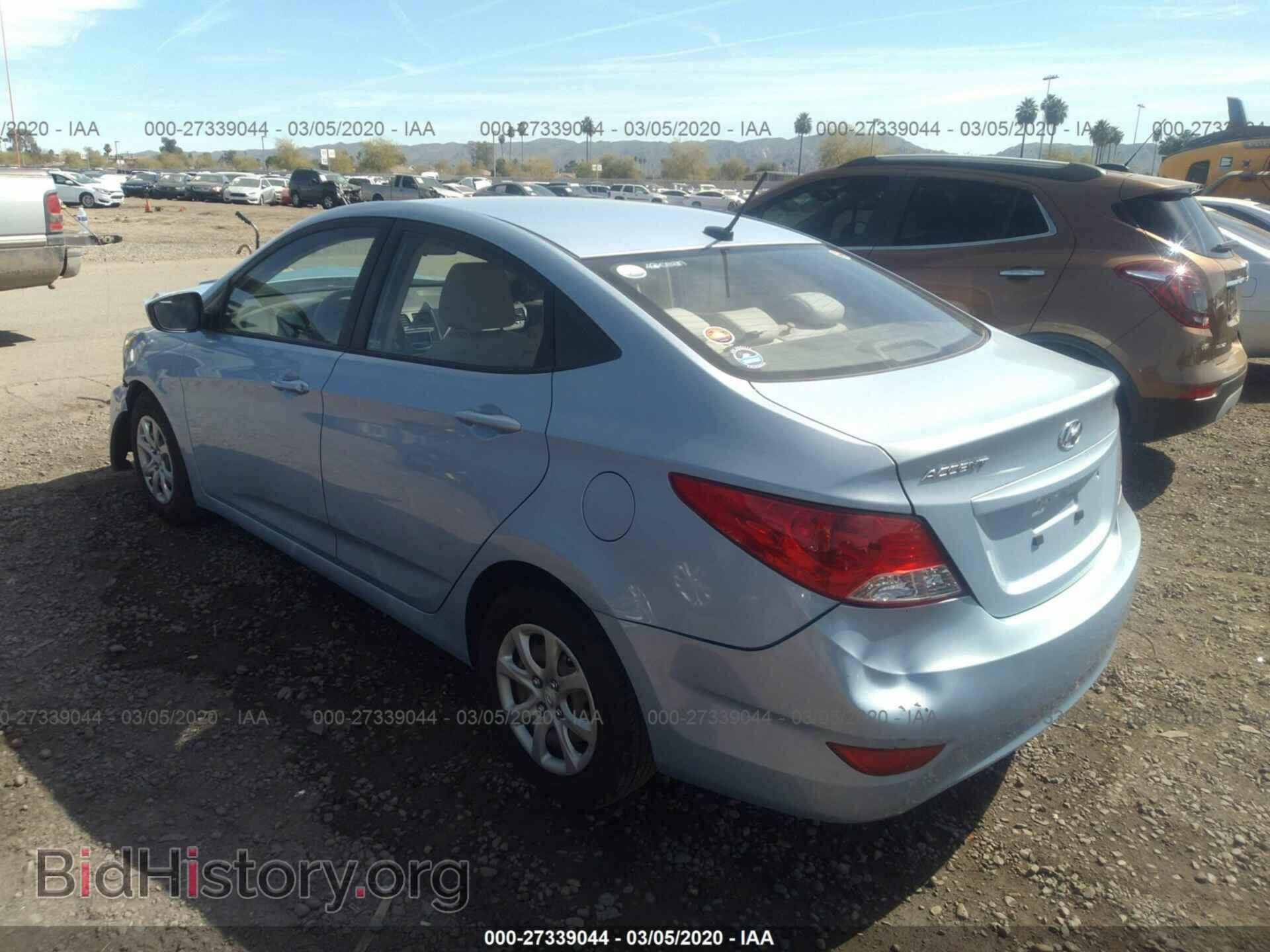 2012 HYUNDAI ACCENT - VIN: KMHCT4AE6CU163749 - Фото 3
