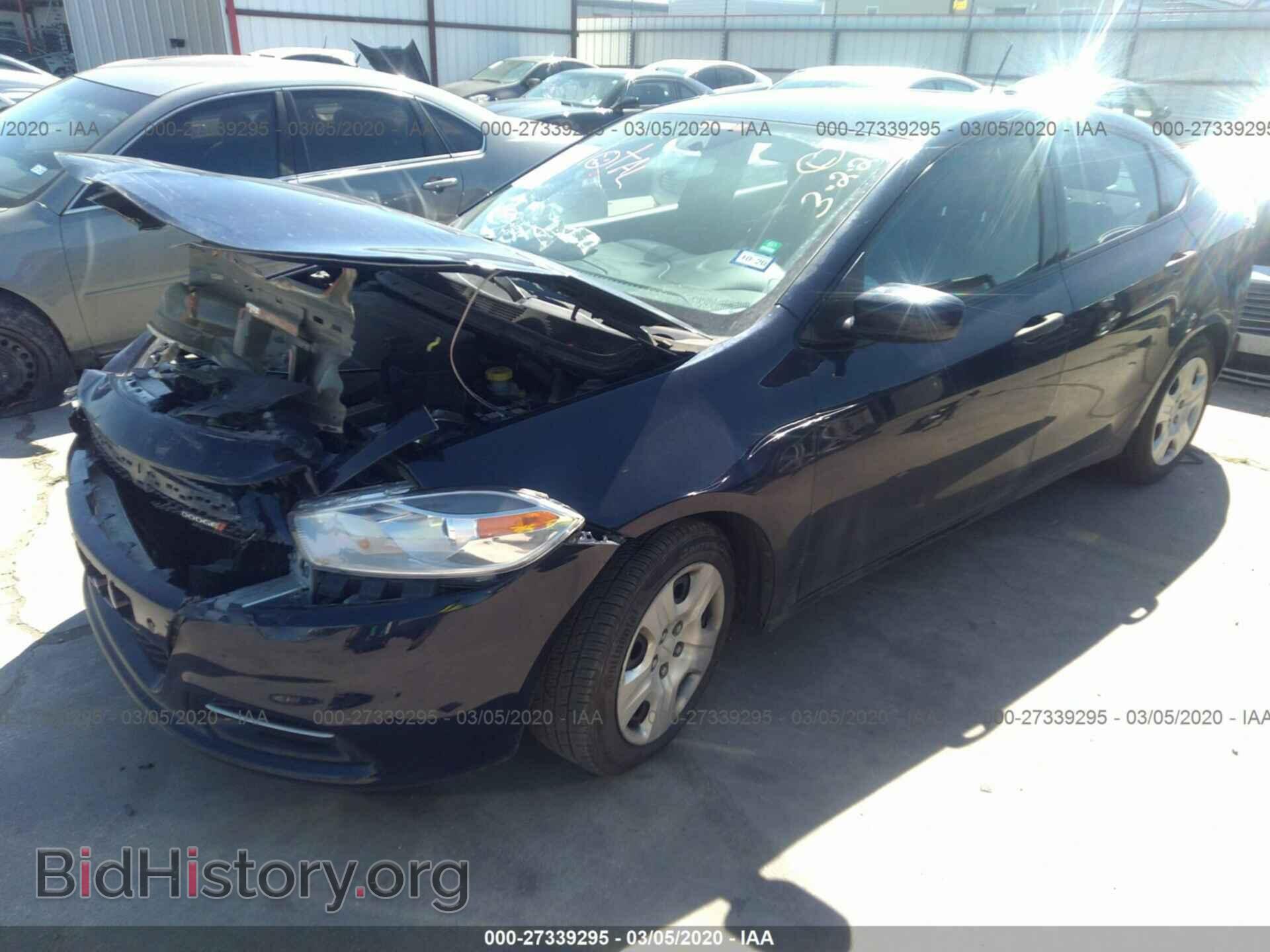 2013 DODGE DART - VIN: 1C3CDFAA7DD175330 - Фото 2