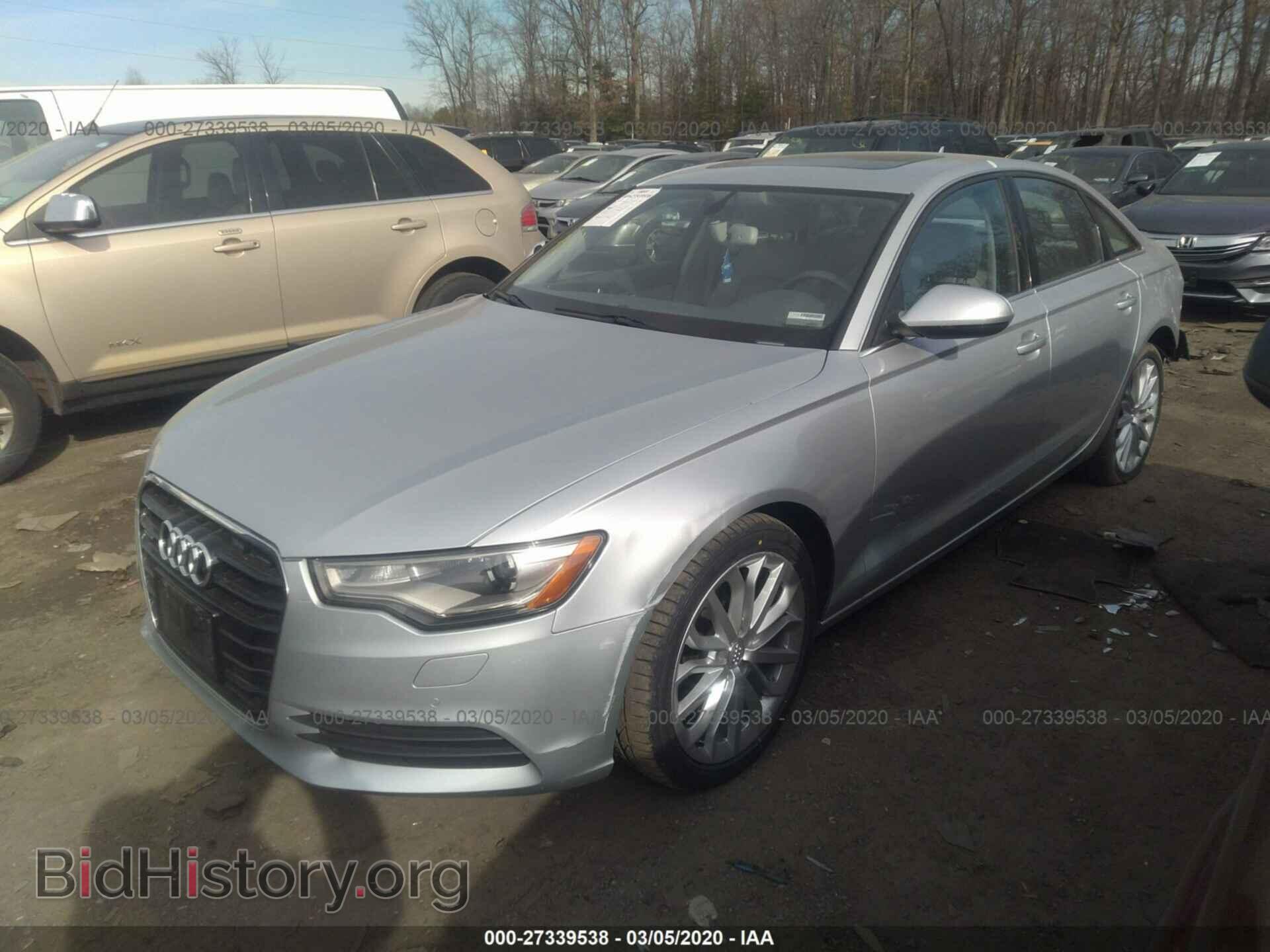 2014 AUDI A6 - VIN: WAUGFAFC4EN112280 - Фото 2