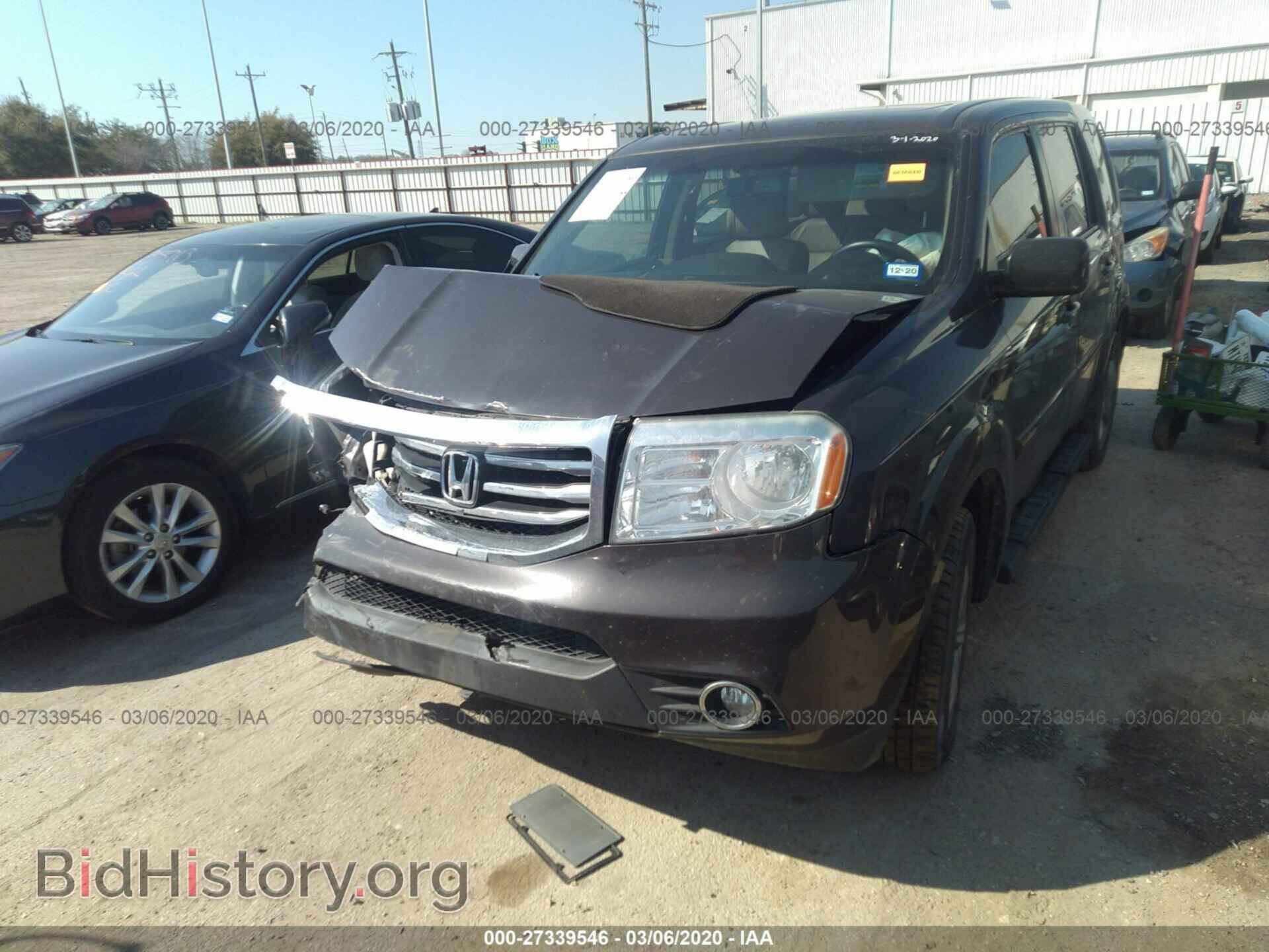 2012 HONDA PILOT - VIN: 5FNYF3H73CB031673 - Фото 2