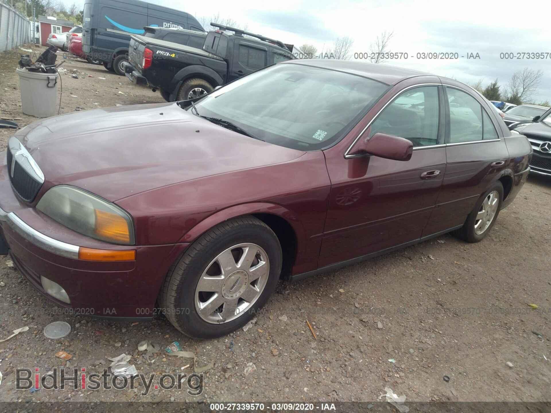 2002 LINCOLN LS - VIN: 1LNHM87A72Y637102 - Фото 2