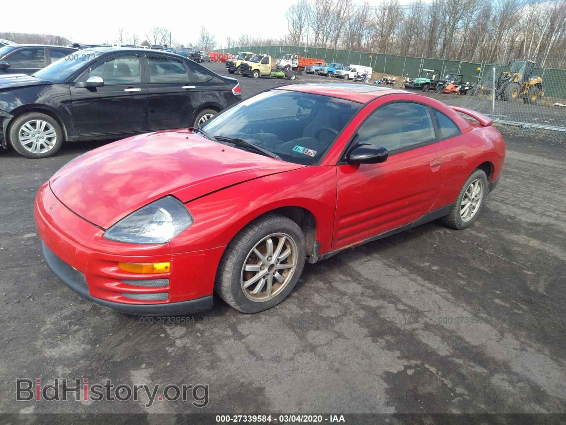 2001 MITSUBISHI ECLIPSE - VIN: 4A3AC44G91E201424 - Photo 2