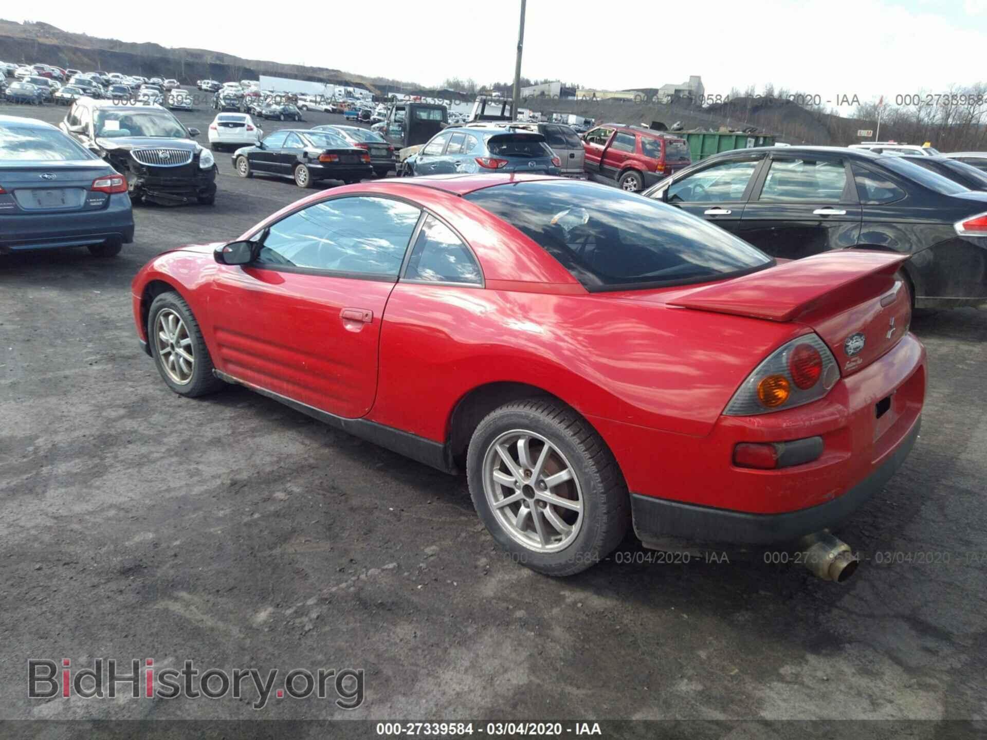 2001 MITSUBISHI ECLIPSE - VIN: 4A3AC44G91E201424 - Photo 3