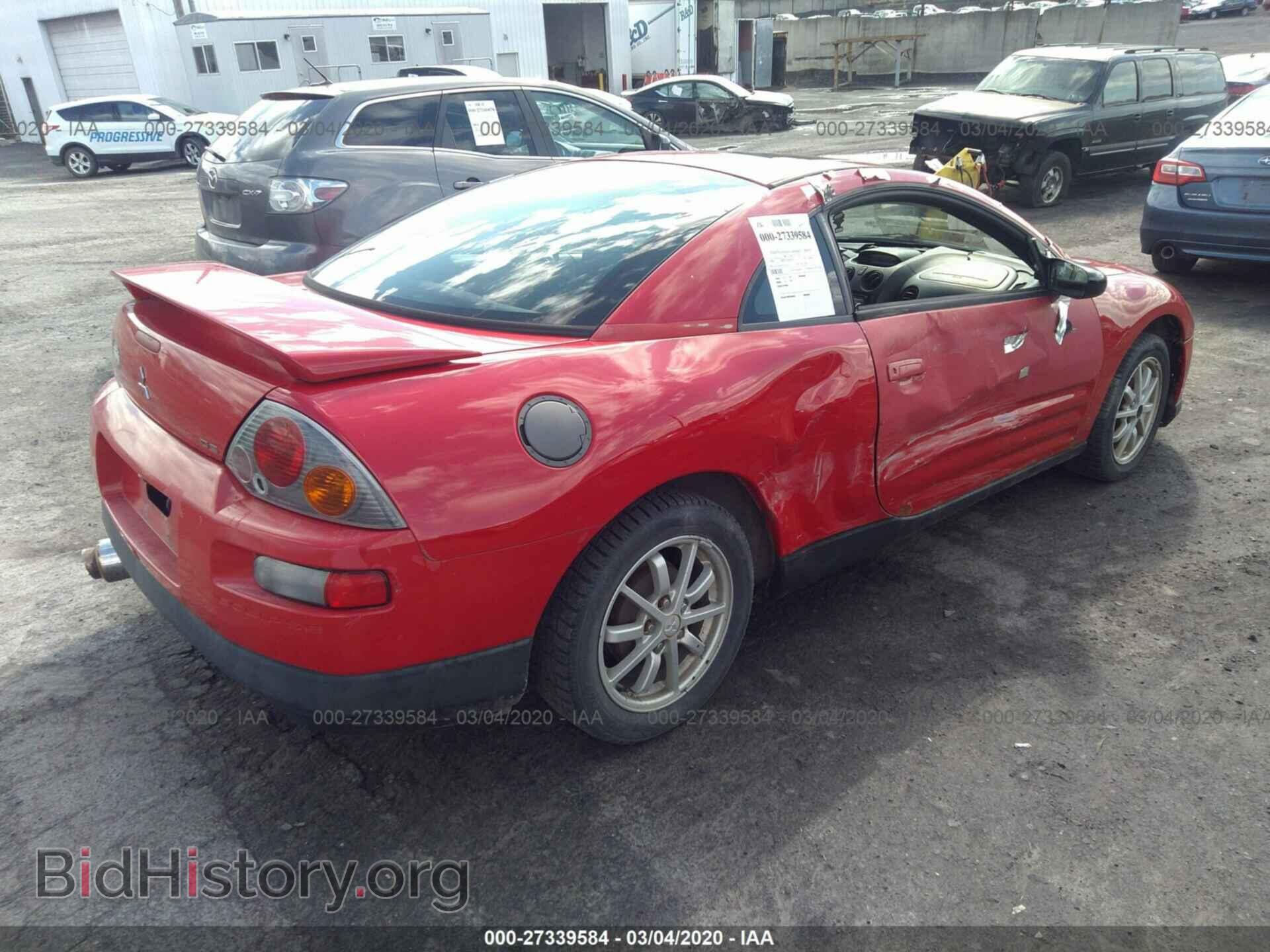2001 MITSUBISHI ECLIPSE - VIN: 4A3AC44G91E201424 - Photo 4