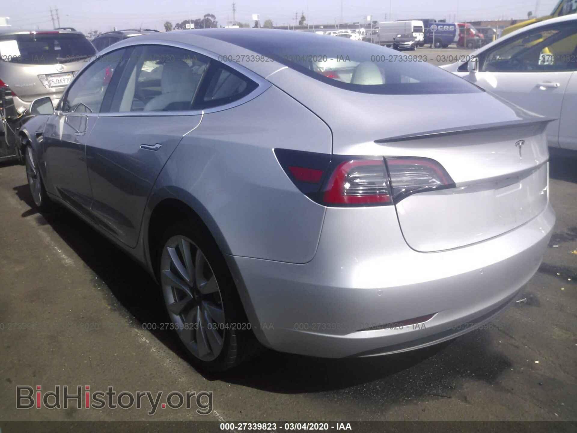 2018 TESLA MODEL 3 - VIN: 5YJ3E1EB2JF074294 - Фото 3
