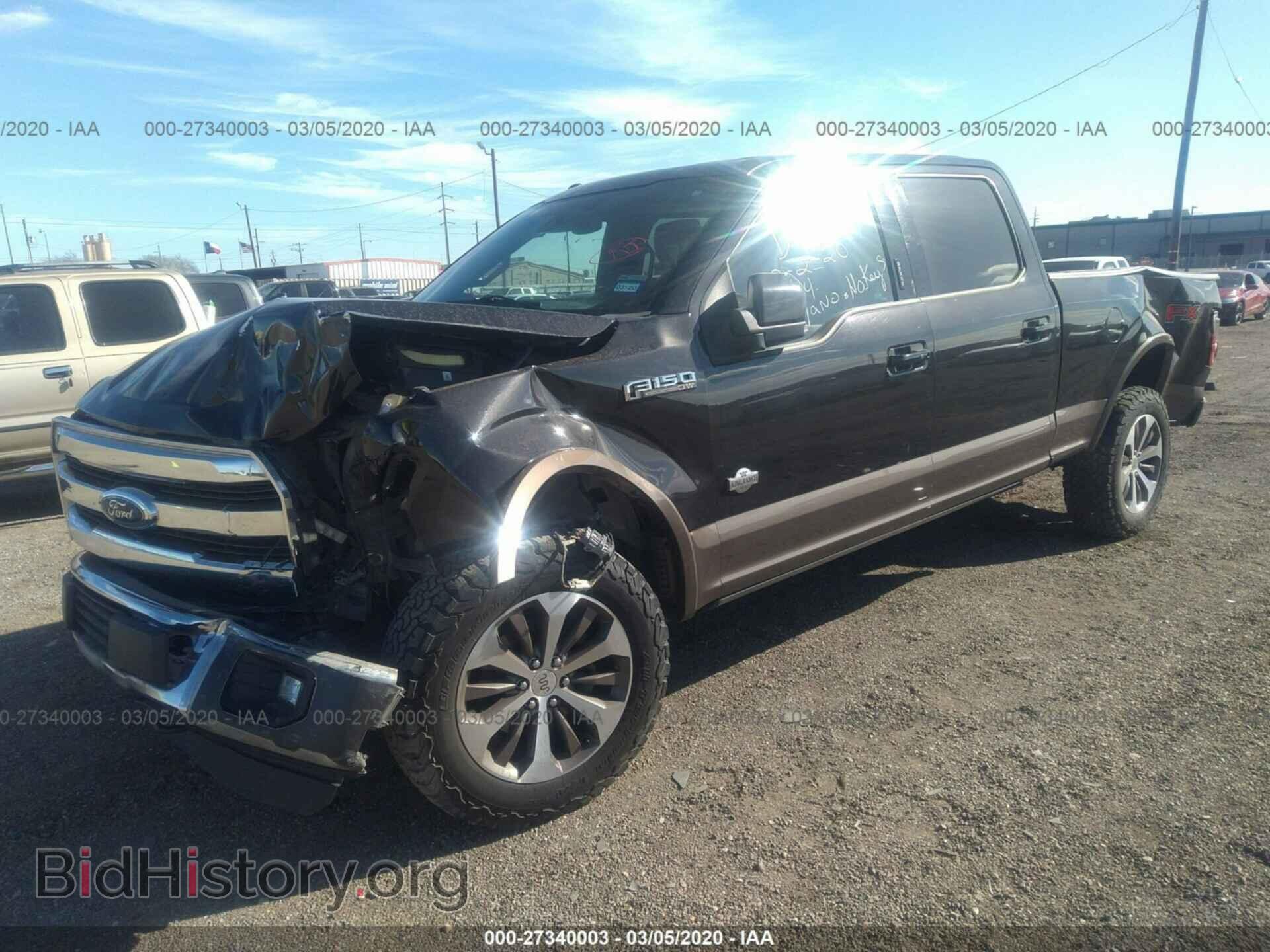 2015 FORD F150 - VIN: 1FTFW1EF1FFA87604 - Фото 2