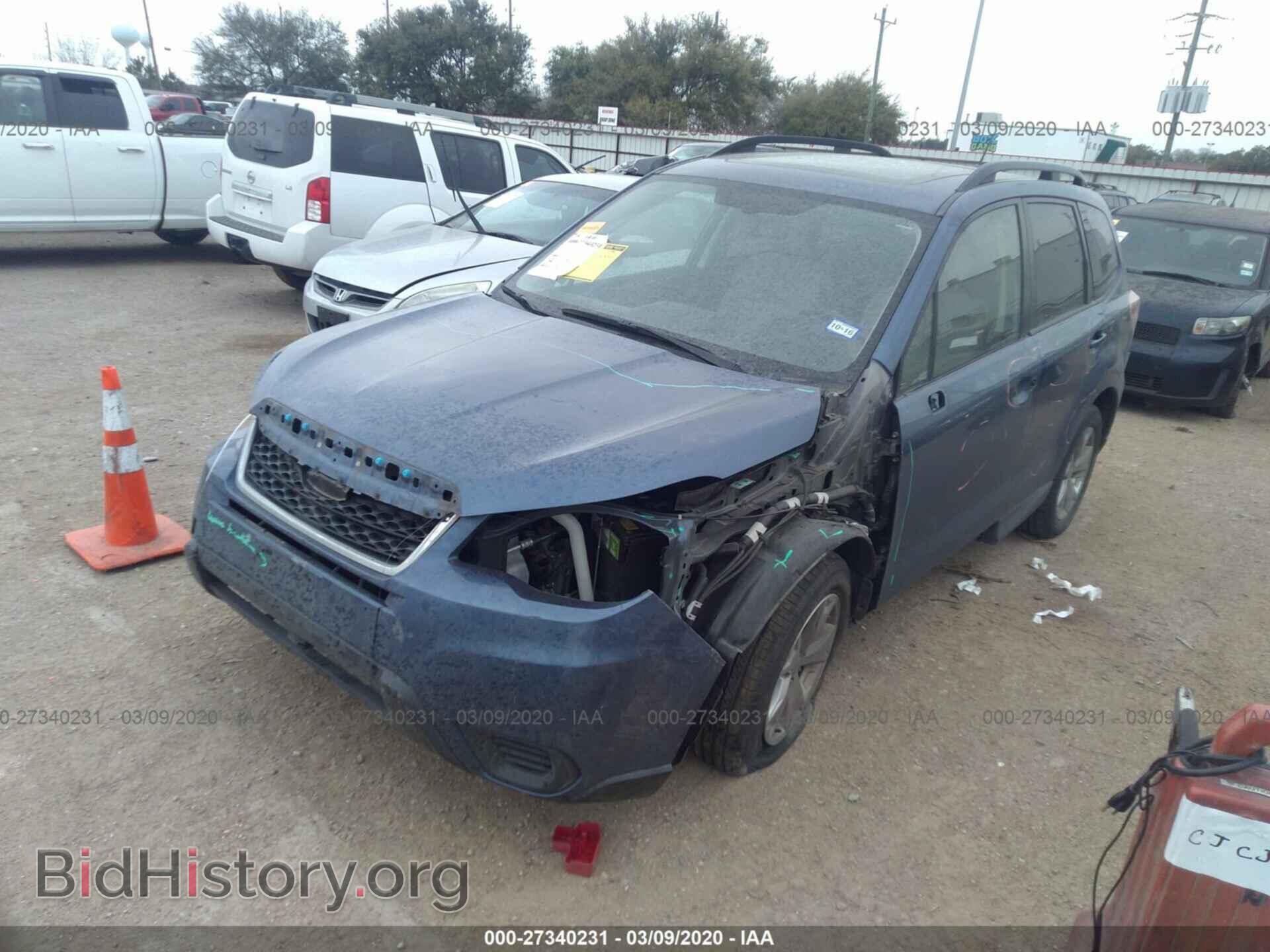 2014 SUBARU FORESTER - VIN: JF2SJADC9EH490741 - Фото 2