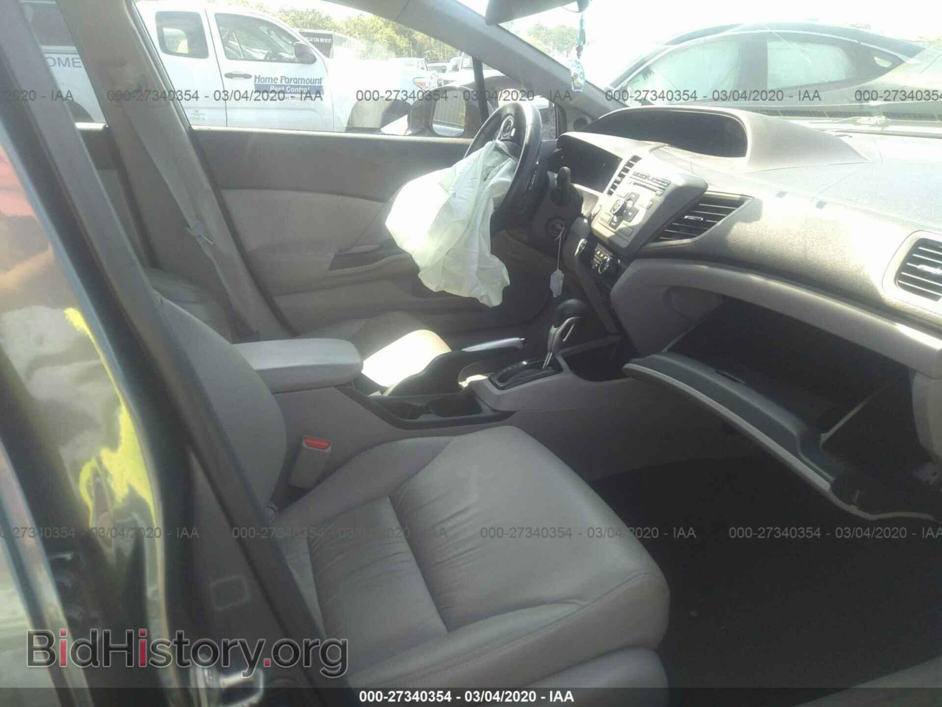 2012 HONDA CIVIC - VIN: 19XFB2F99CE055693 - Фото 5