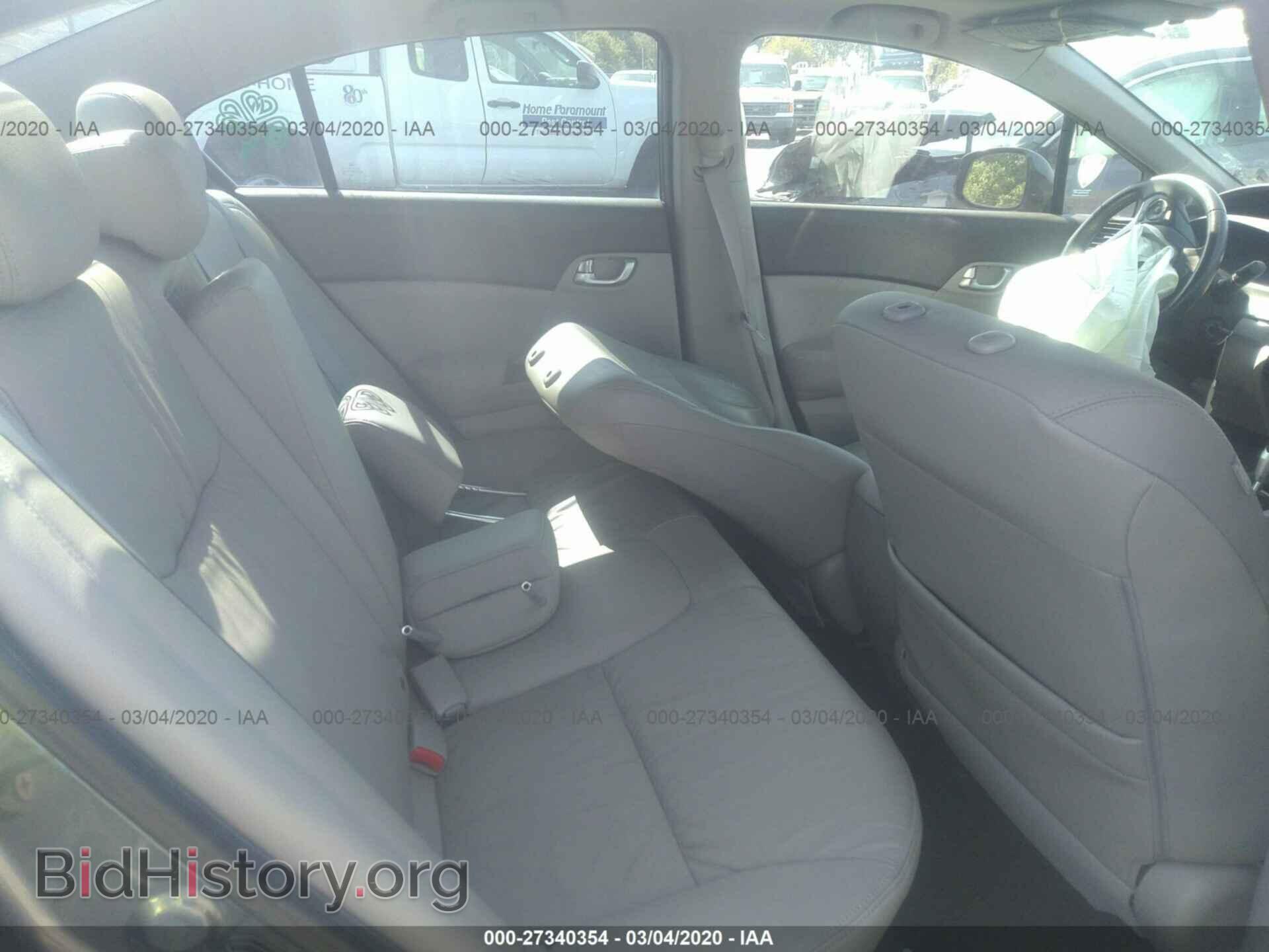 2012 HONDA CIVIC - VIN: 19XFB2F99CE055693 - Фото 8