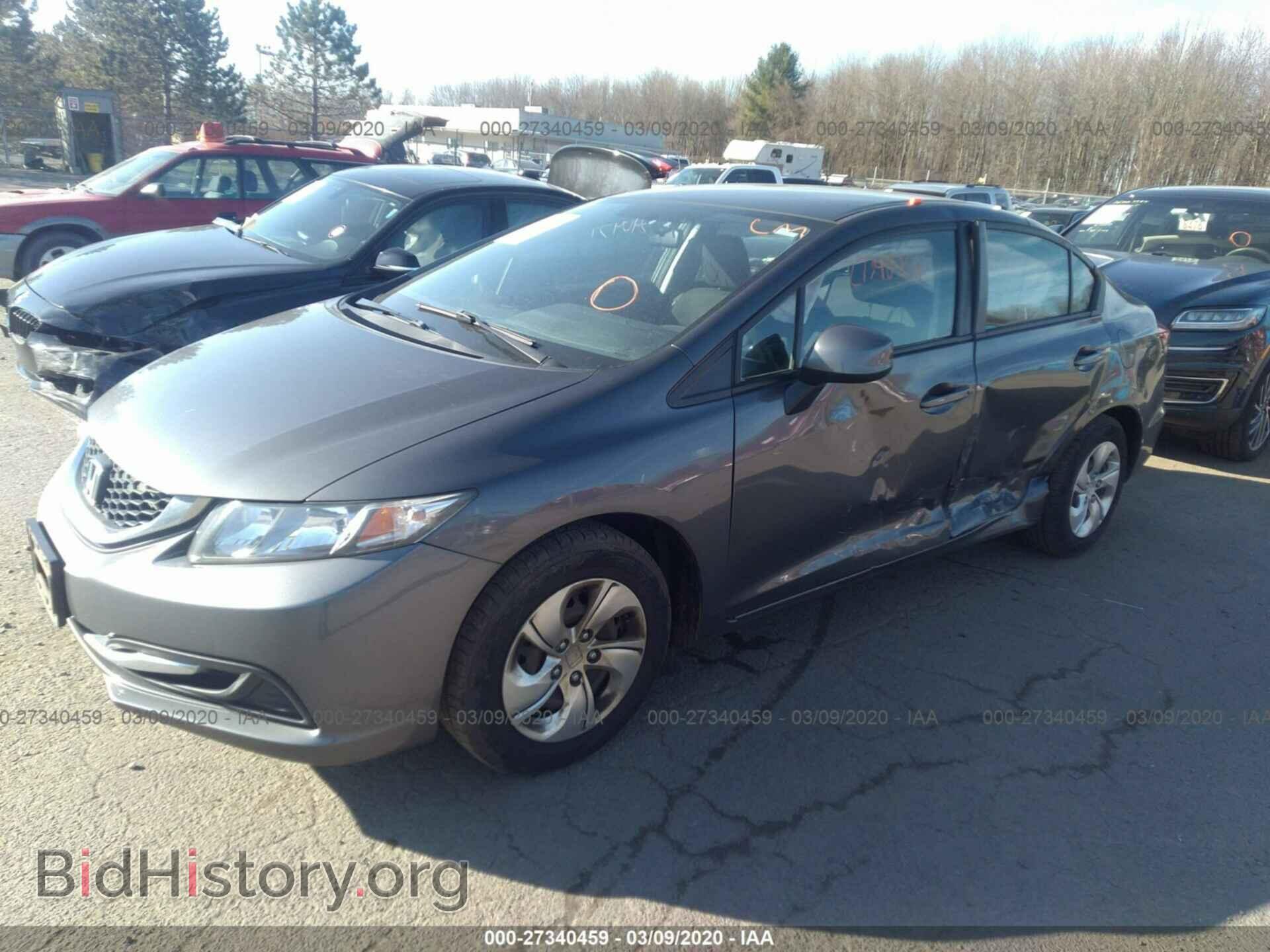 2013 HONDA CIVIC - VIN: 2HGFB2F52DH597898 - Фото 2