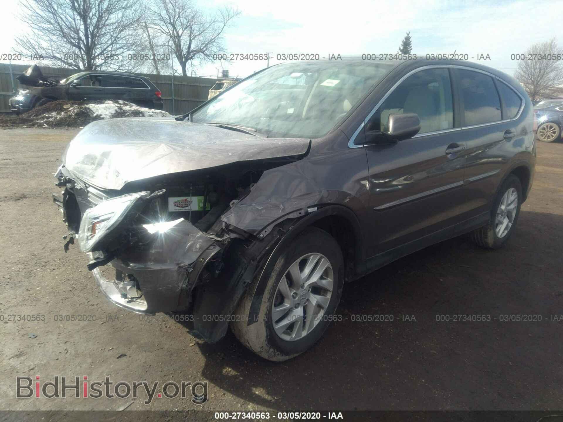 2015 HONDA CR-V - VIN: 2HKRM4H57FH701052 - Фото 2