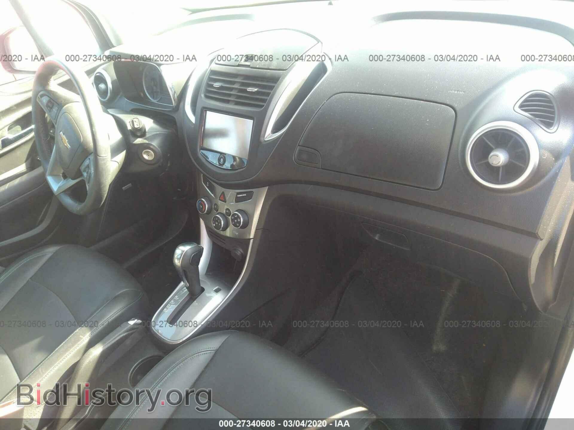 2016 CHEVROLET TRAX - VIN: KL7CJMSB4GB756555 - Фото 5