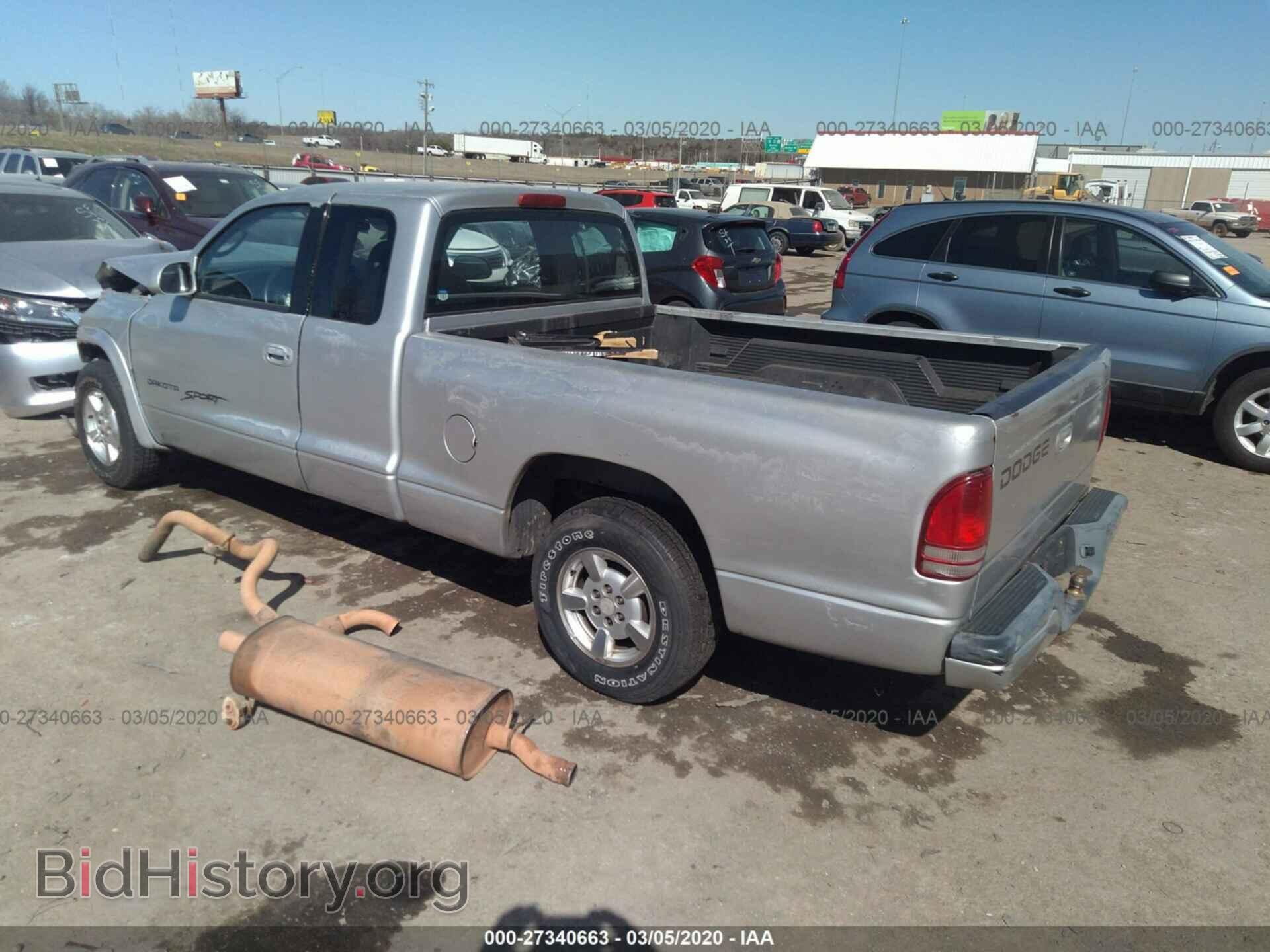 2001 DODGE DAKOTA - VIN: 1B7GL22X21S195827 - Фото 3