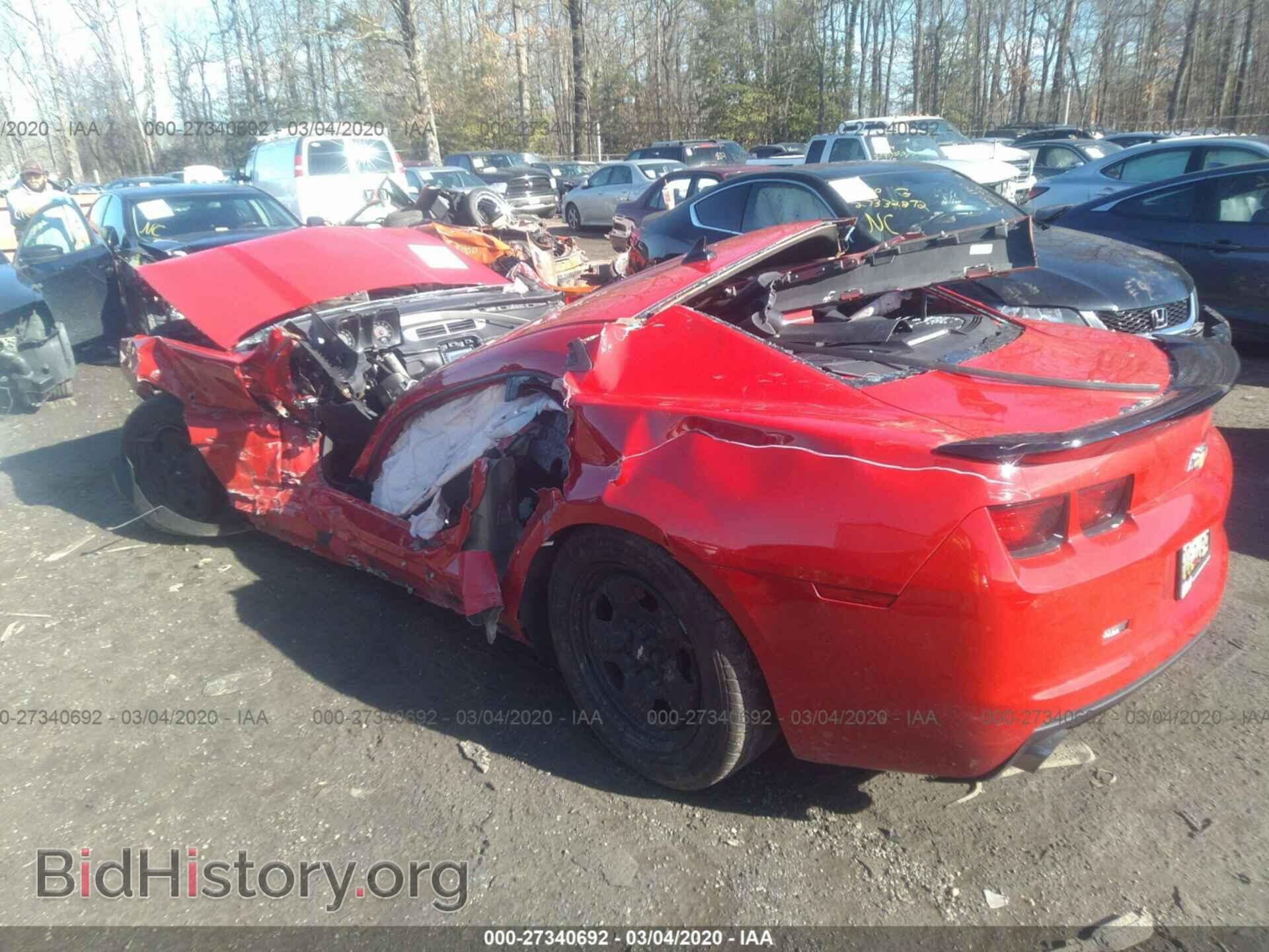 2013 CHEVROLET CAMARO - VIN: 2G1FE1E38D9235268 - Фото 3