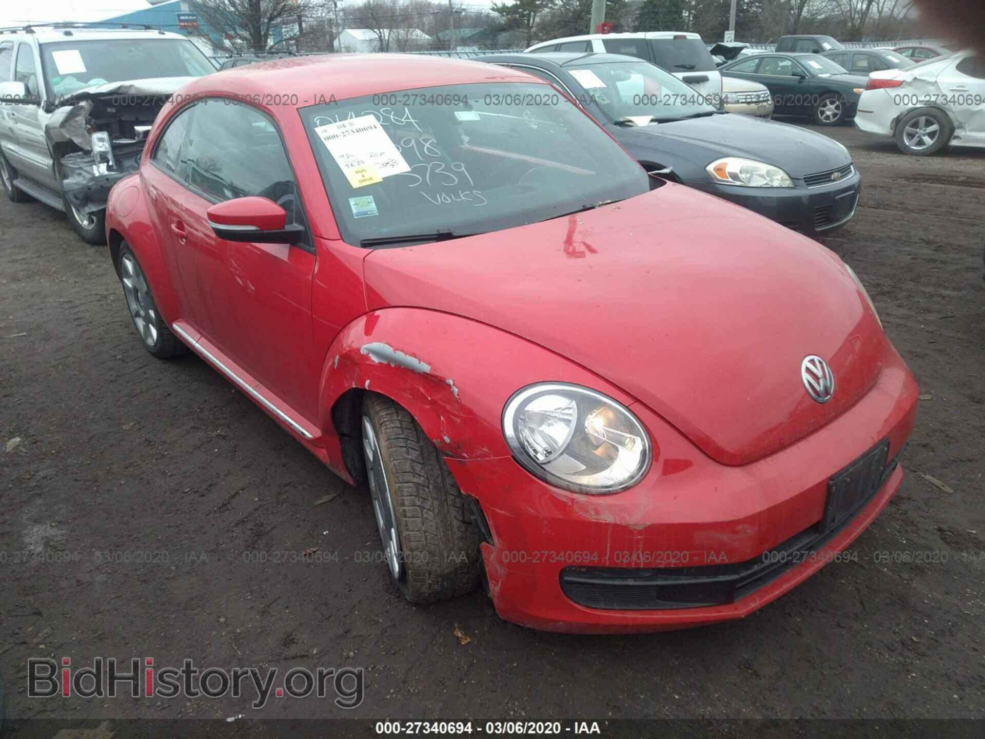 Фотография 3VWJP7AT5CM602313 - VOLKSWAGEN BEETLE 2012