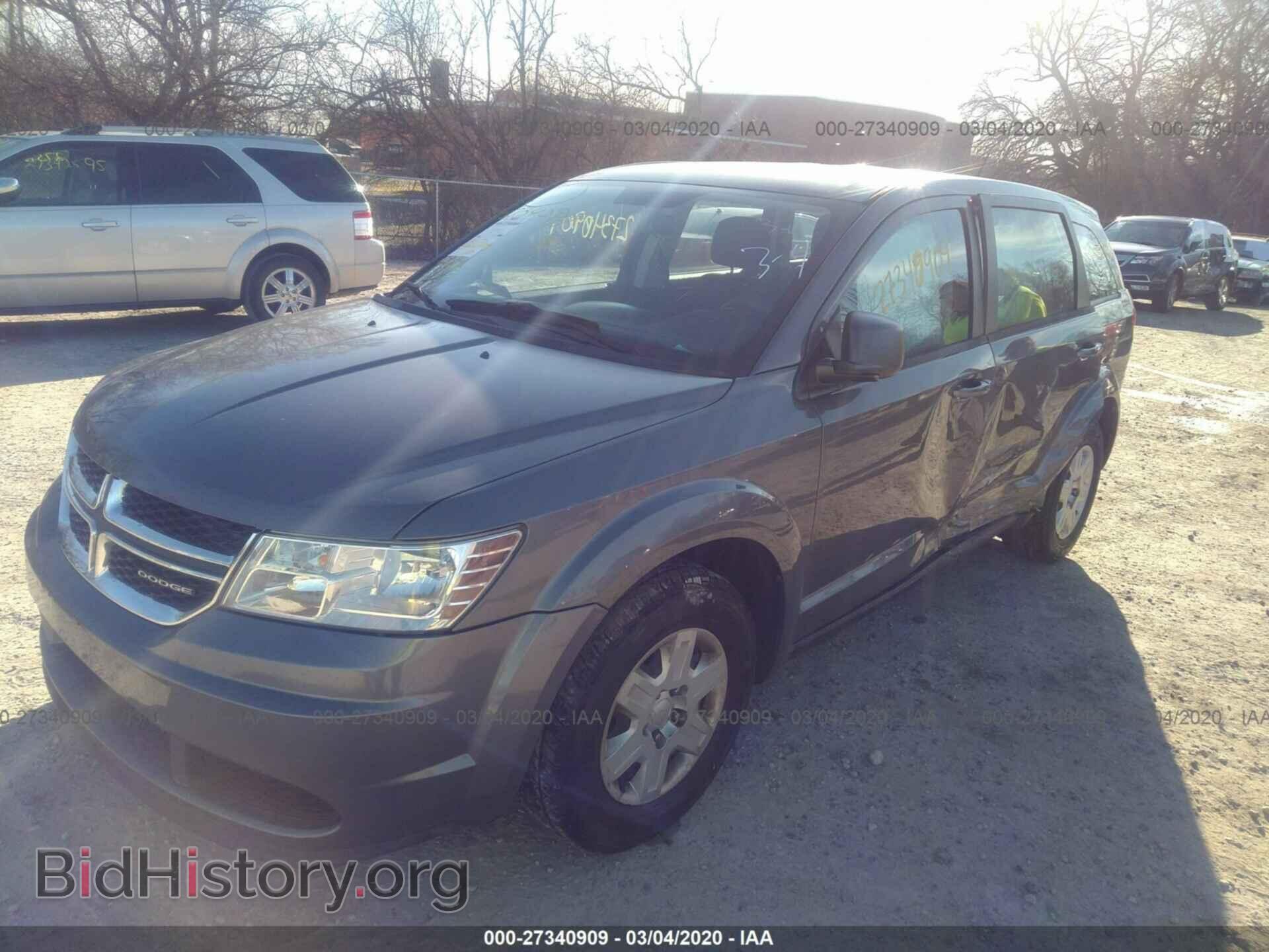 2012 DODGE JOURNEY - VIN: 3C4PDCAB3CT199511 - Фото 2