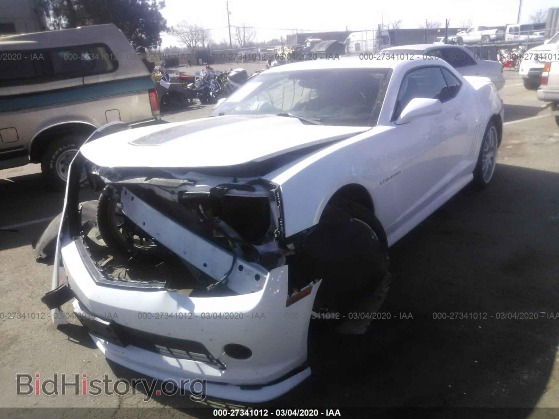 2014 CHEVROLET CAMARO - VIN: 2G1FC1E33E9271280 - Фото 2