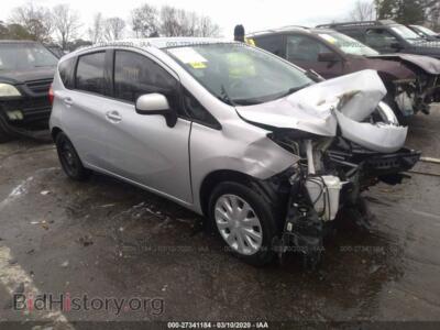 2014 Nissan VERSA NOTE S/S Plus/SV/SL, silver — VIN 3N1CE2CP3EL393704, IAAI
