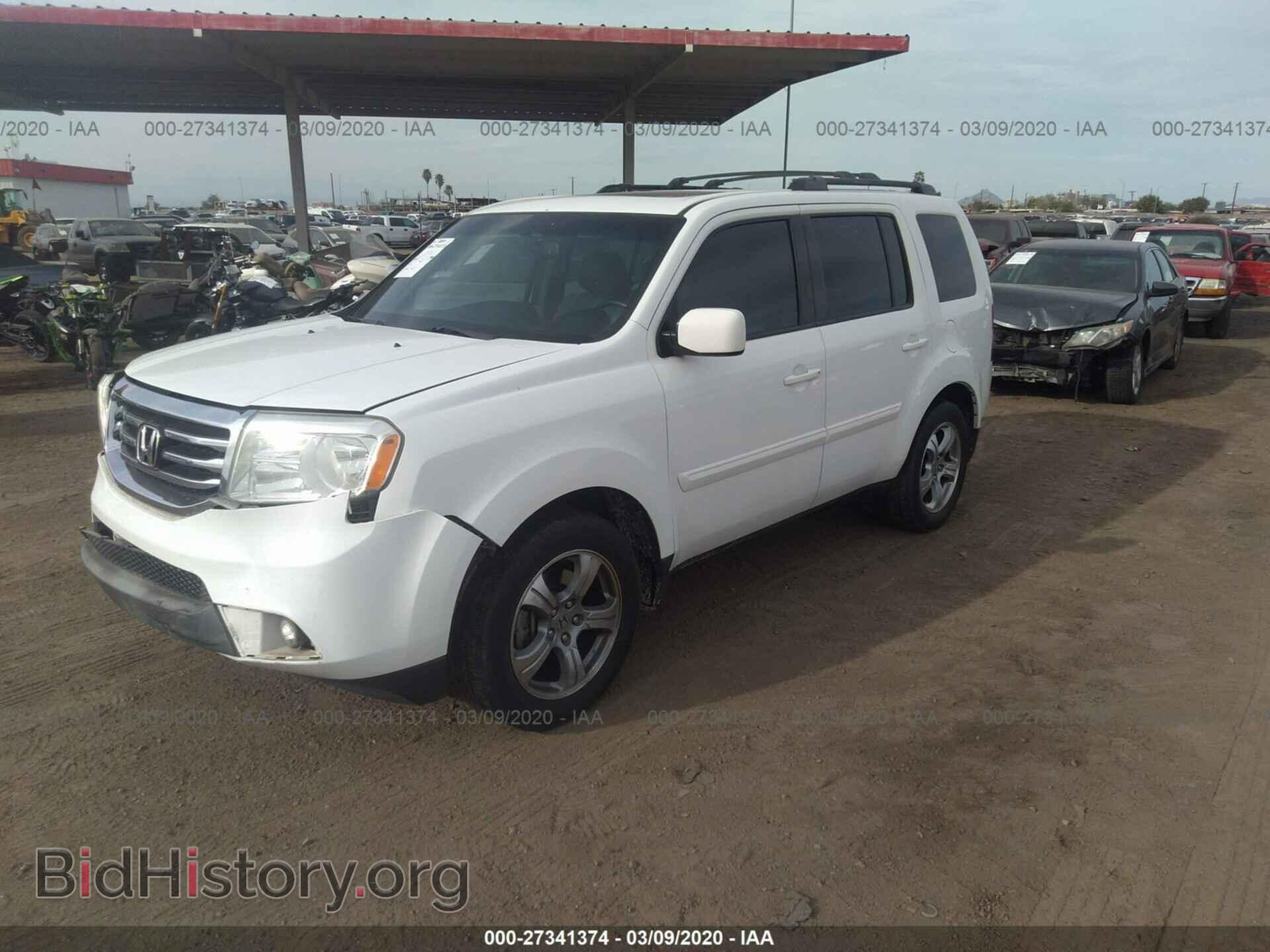 2012 HONDA PILOT - VIN: 5FNYF4H56CB067832 - Photo 2