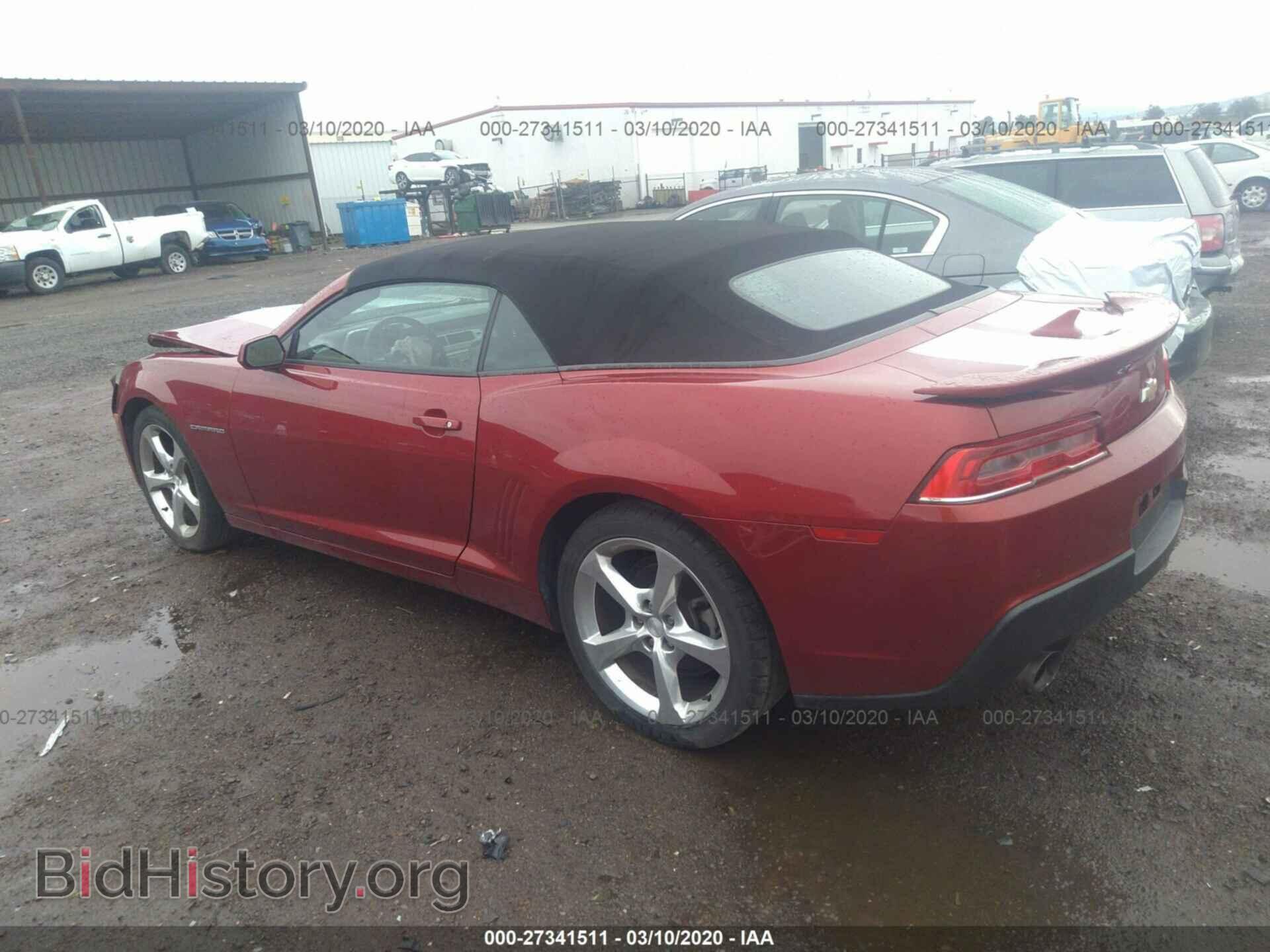 2014 CHEVROLET CAMARO - VIN: 2G1FC3D37E9149423 - Фото 3