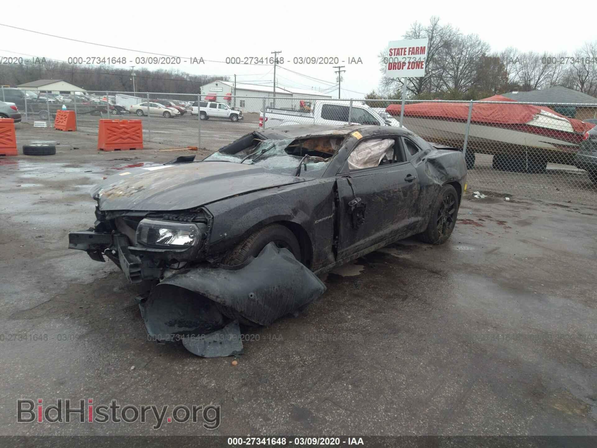 2014 CHEVROLET CAMARO - VIN: 2G1FA1E38E9129173 - Фото 2
