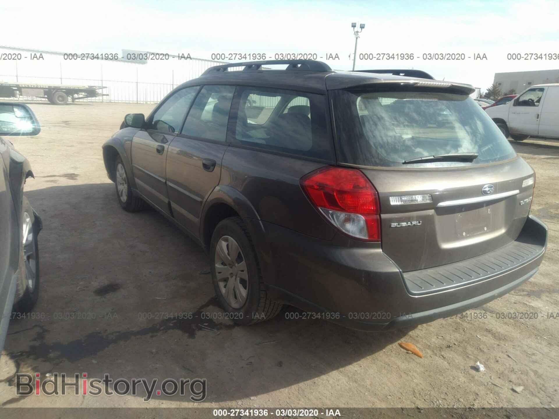 2009 SUBARU OUTBACK - VIN: 4S4BP60C597340200 - Фото 3