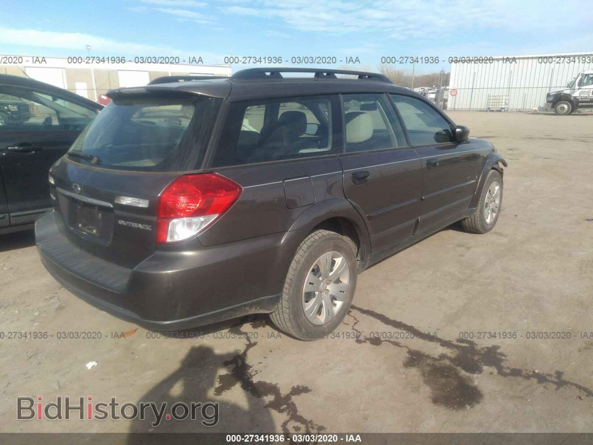 2009 SUBARU OUTBACK - VIN: 4S4BP60C597340200 - Фото 4