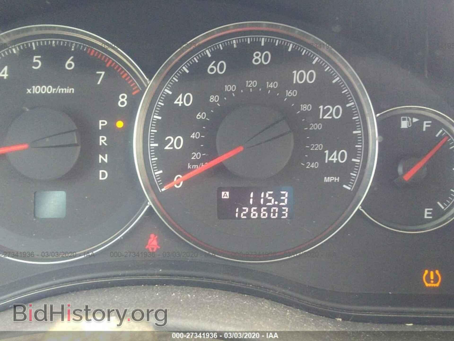 2009 SUBARU OUTBACK - VIN: 4S4BP60C597340200 - Фото 7