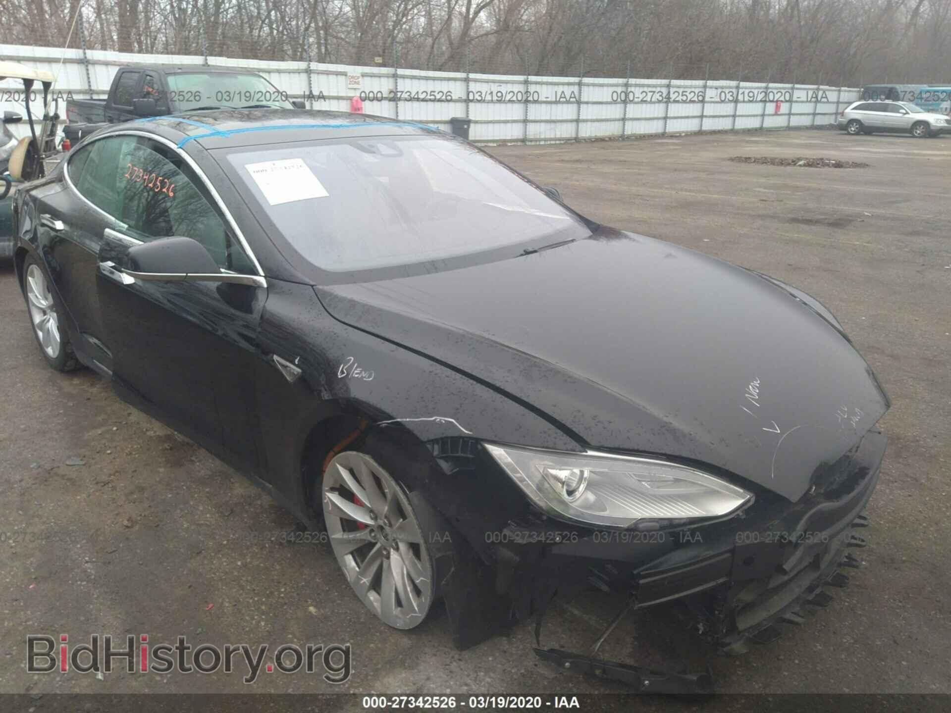 Photo 5YJSA1E40FF114341 - TESLA MODEL S 2015
