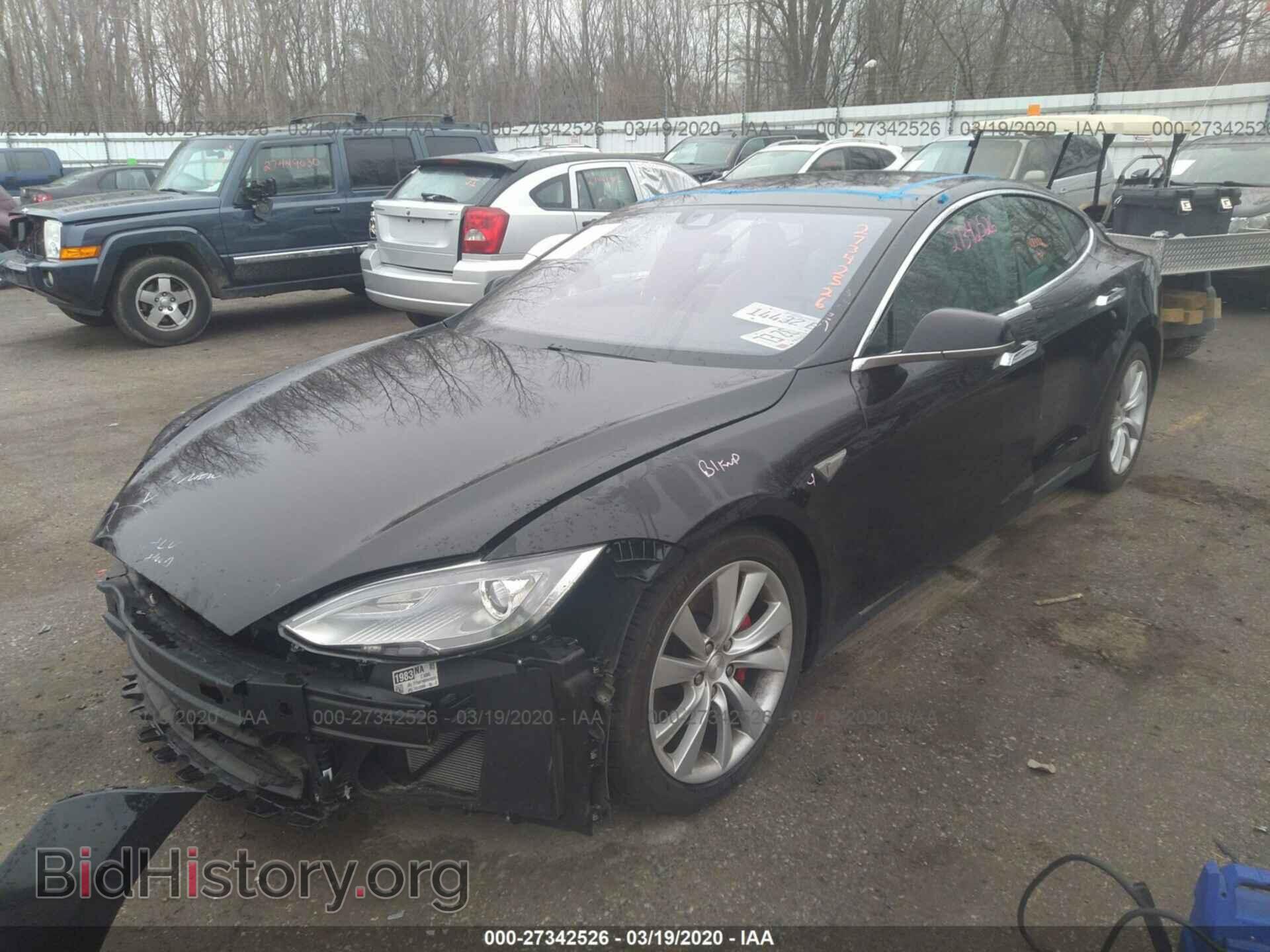 2015 TESLA MODEL S - VIN: 5YJSA1E40FF114341 - Photo 2