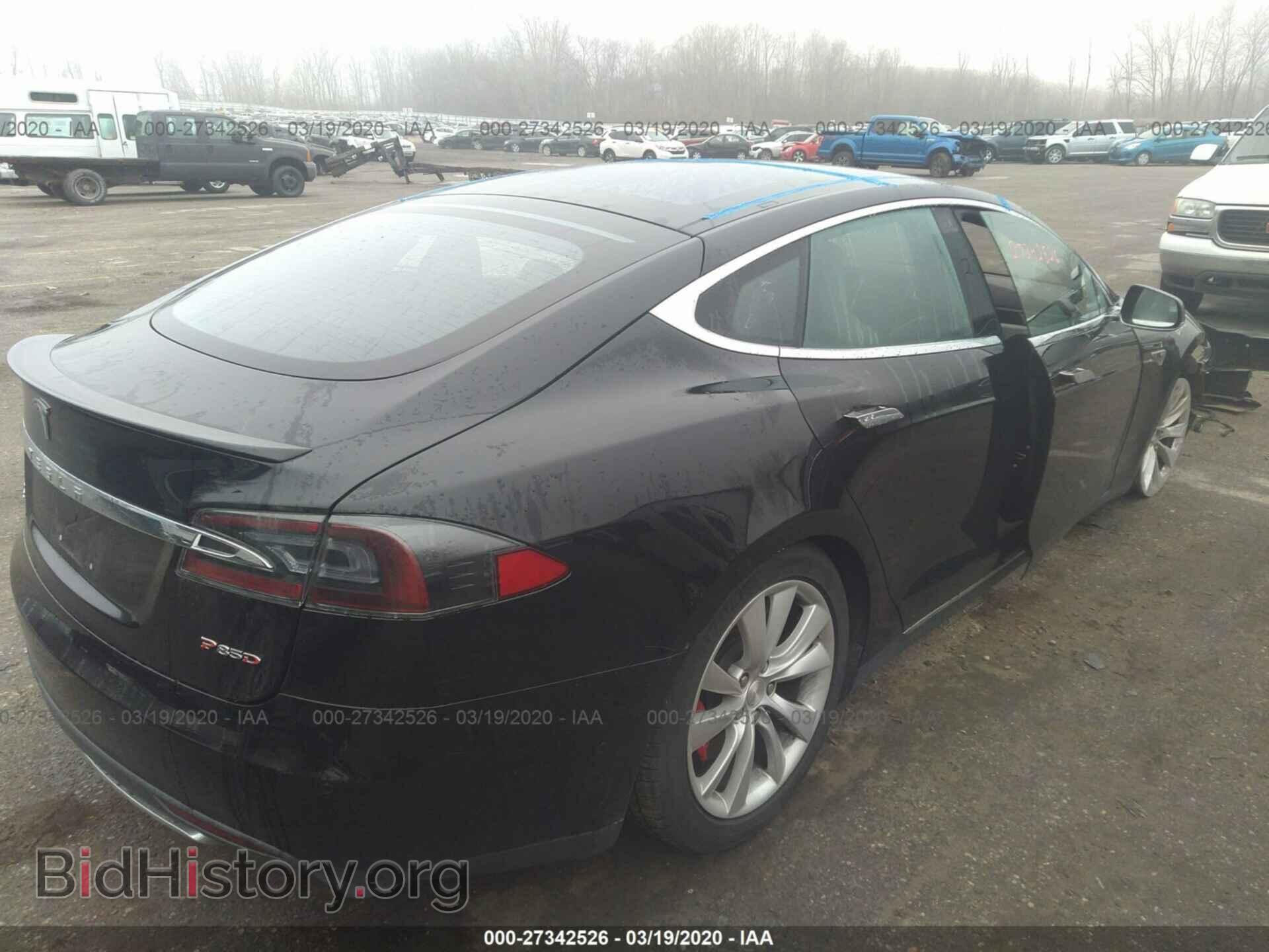 2015 TESLA MODEL S - VIN: 5YJSA1E40FF114341 - Photo 4