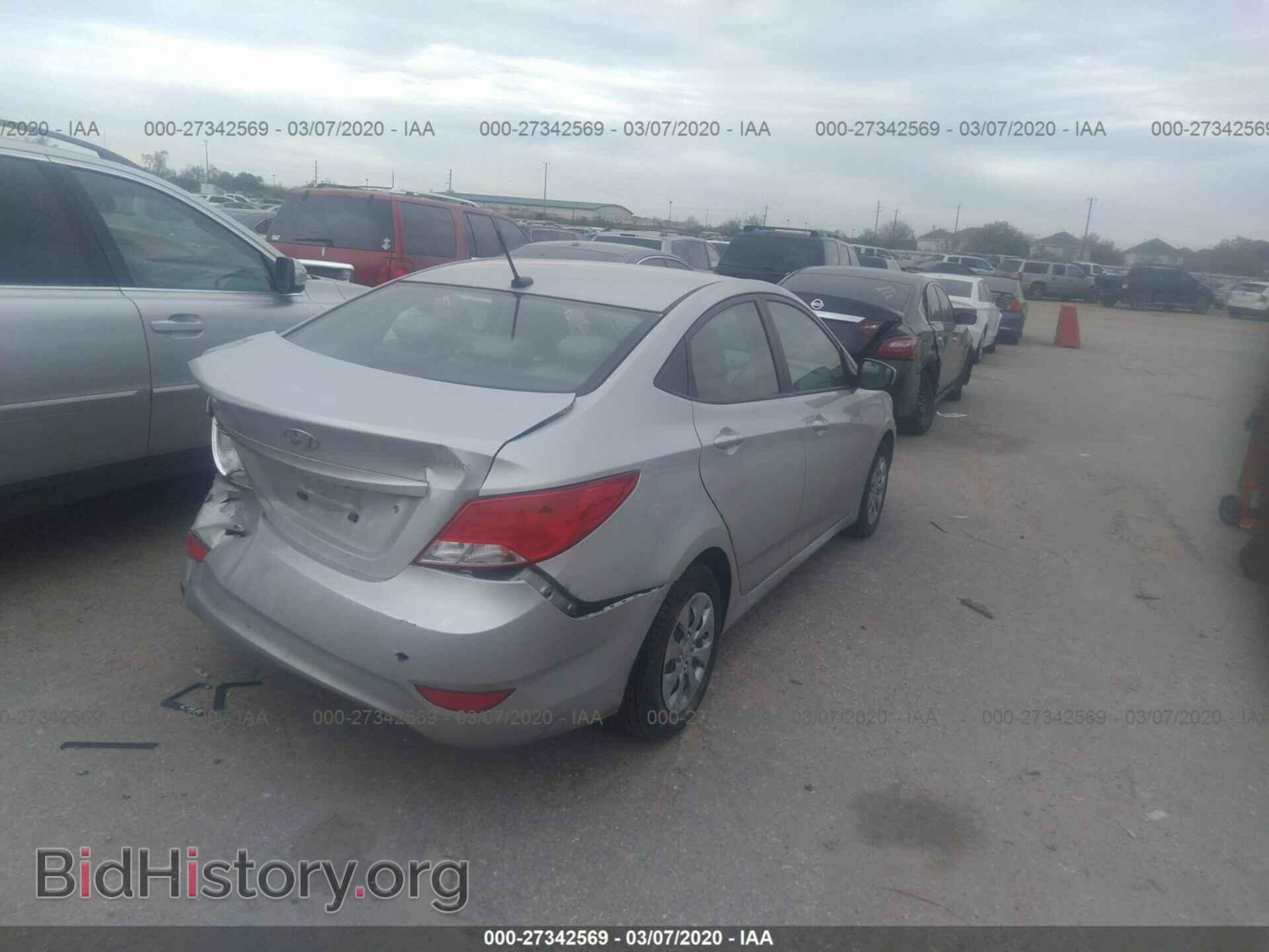 2017 HYUNDAI ACCENT - VIN: KMHCT4AE9HU166717 - Фото 4