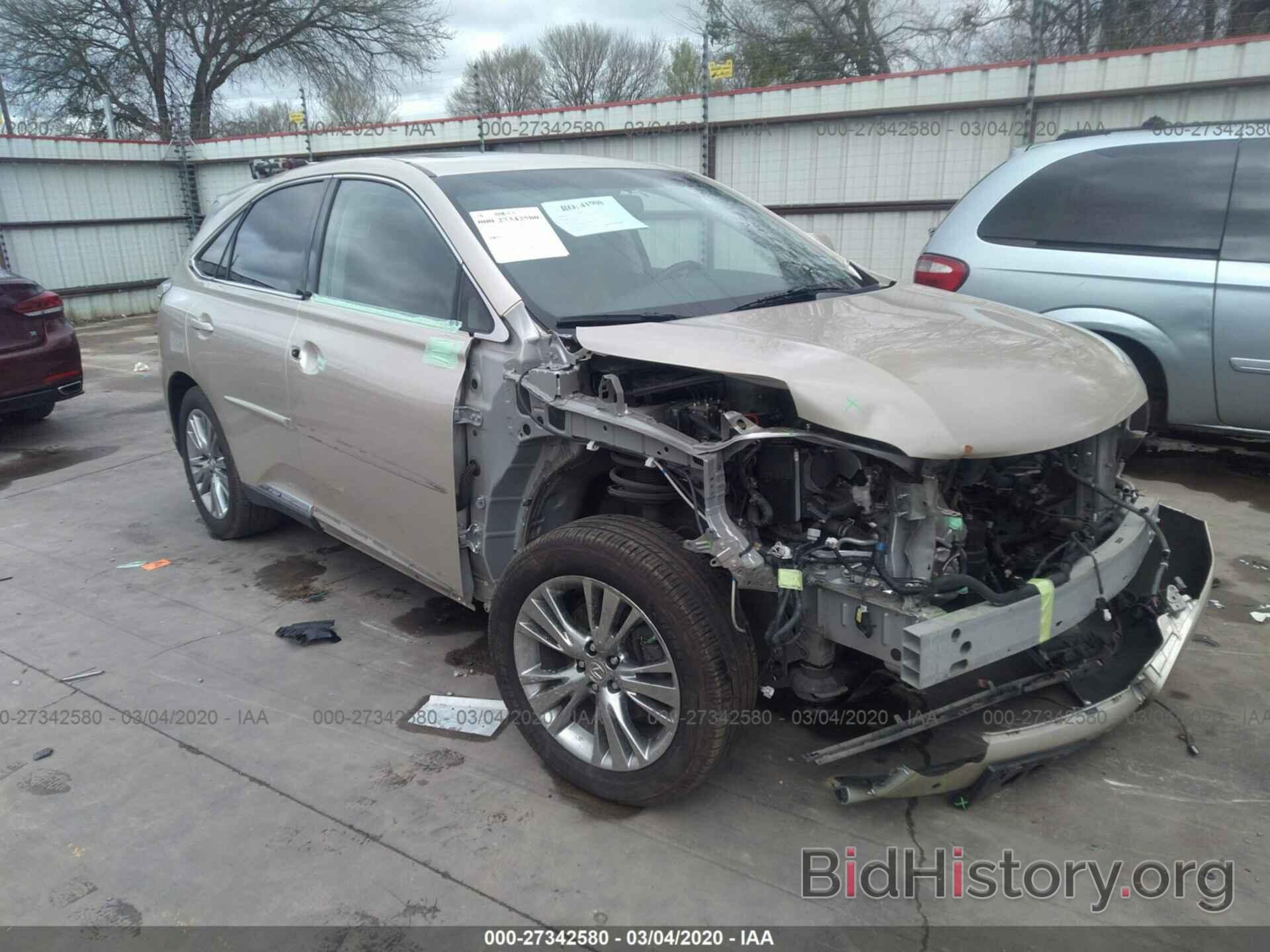 Photo JTJZB1BA3D2009392 - LEXUS RX 2013