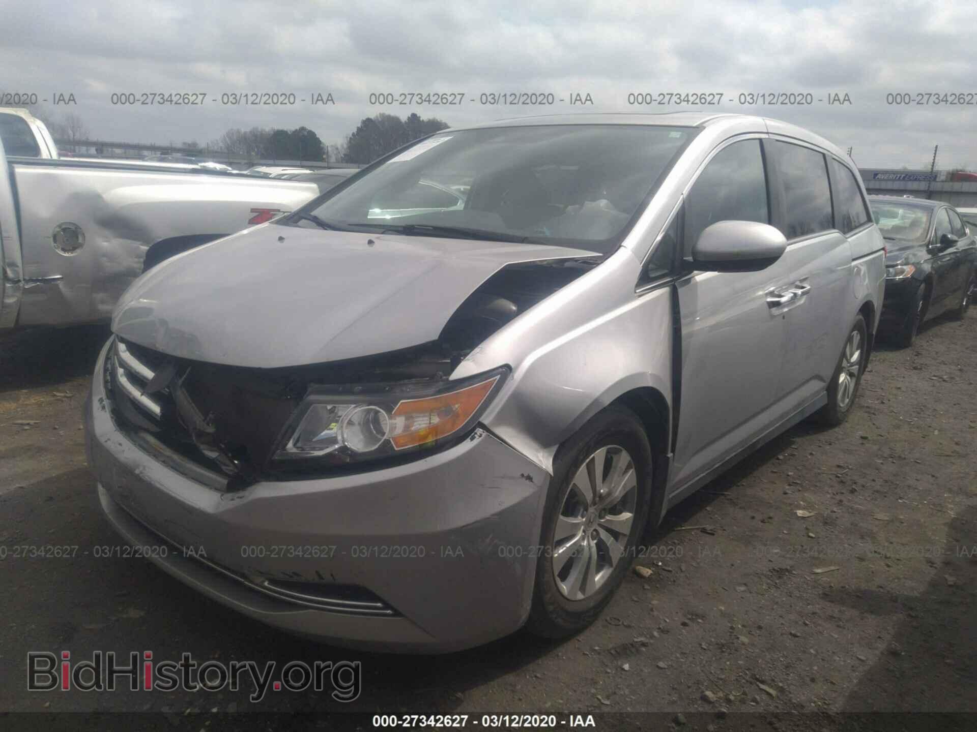 2014 HONDA ODYSSEY - VIN: 5FNRL5H64EB038215 - Фото 2