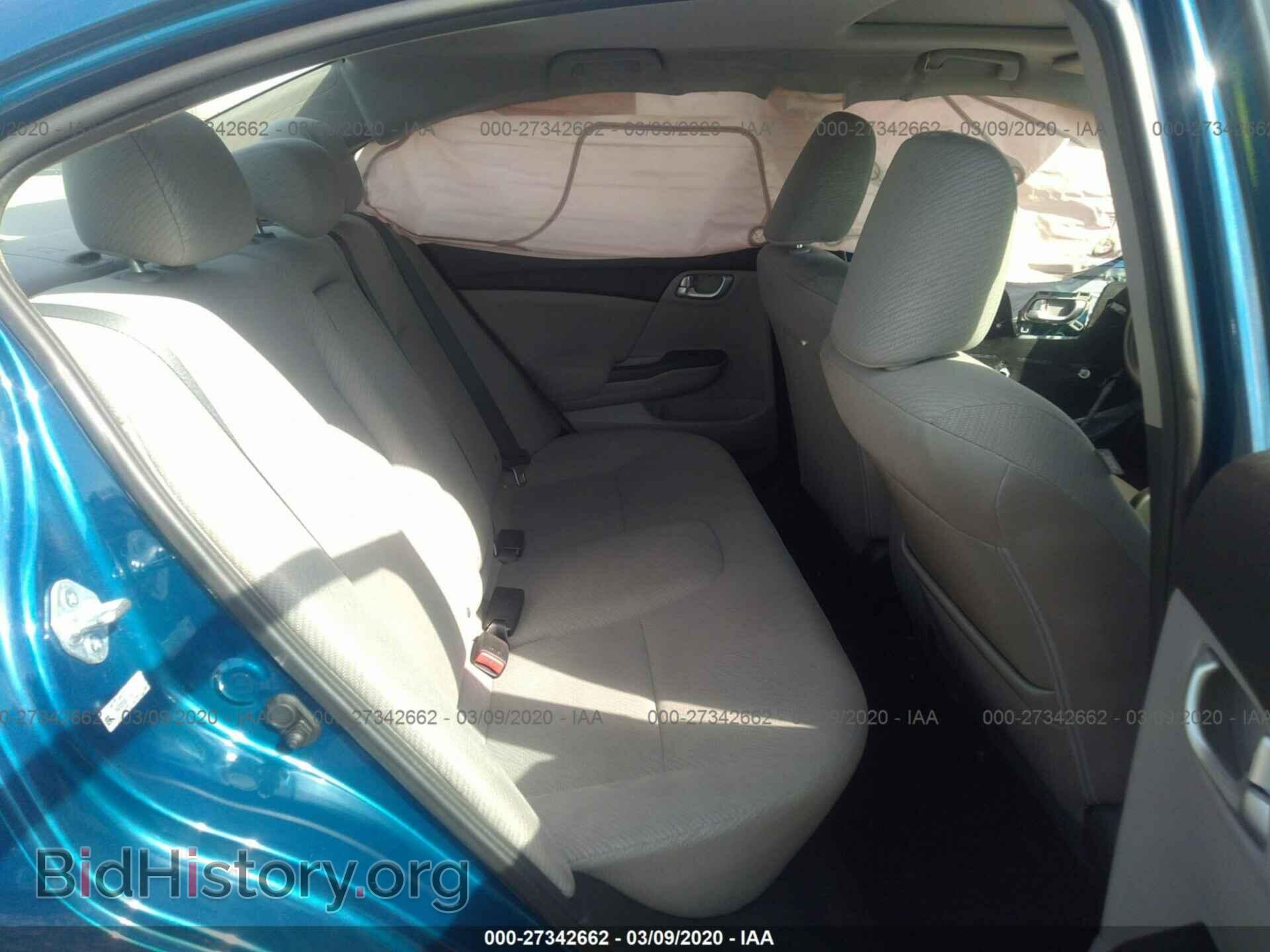 2013 HONDA CIVIC - VIN: 2HGFB2F85DH539827 - Фото 8