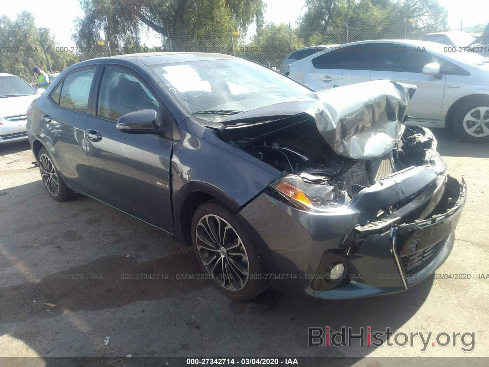 Photo 5YFBURHE9FP348010 - TOYOTA COROLLA 2015